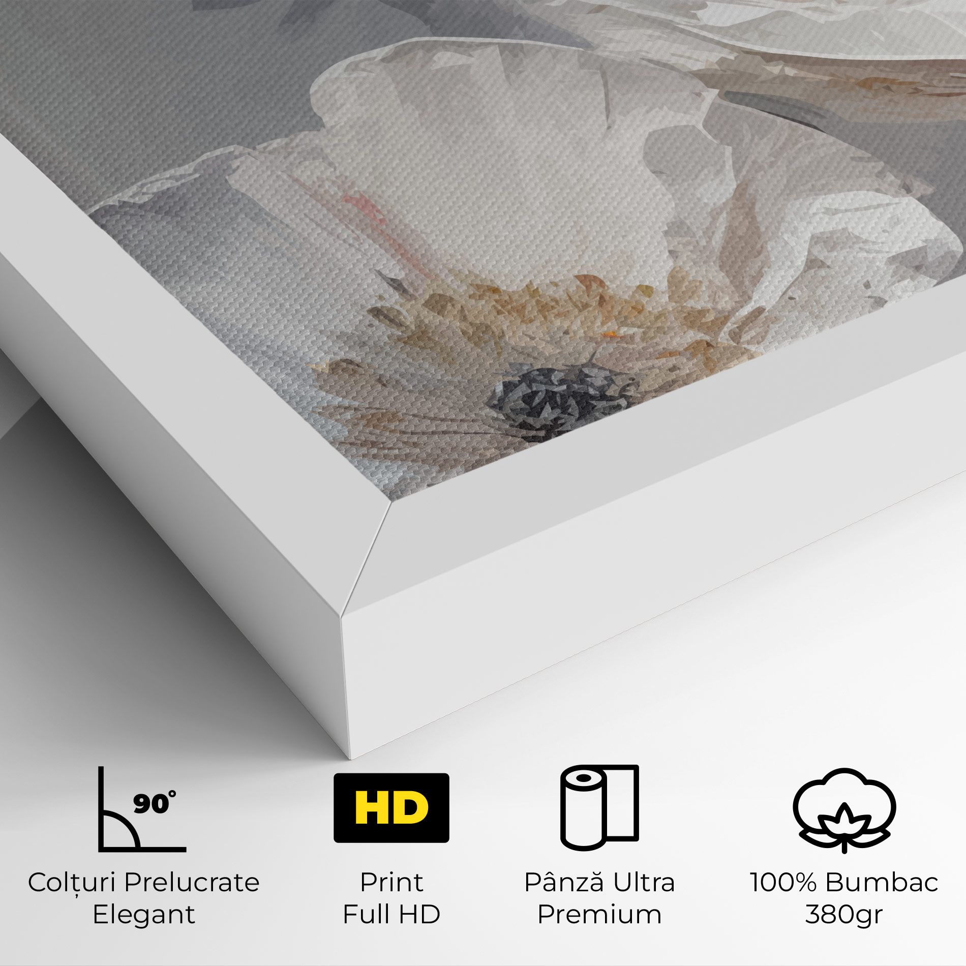 Cream Mix Flower mockup 4