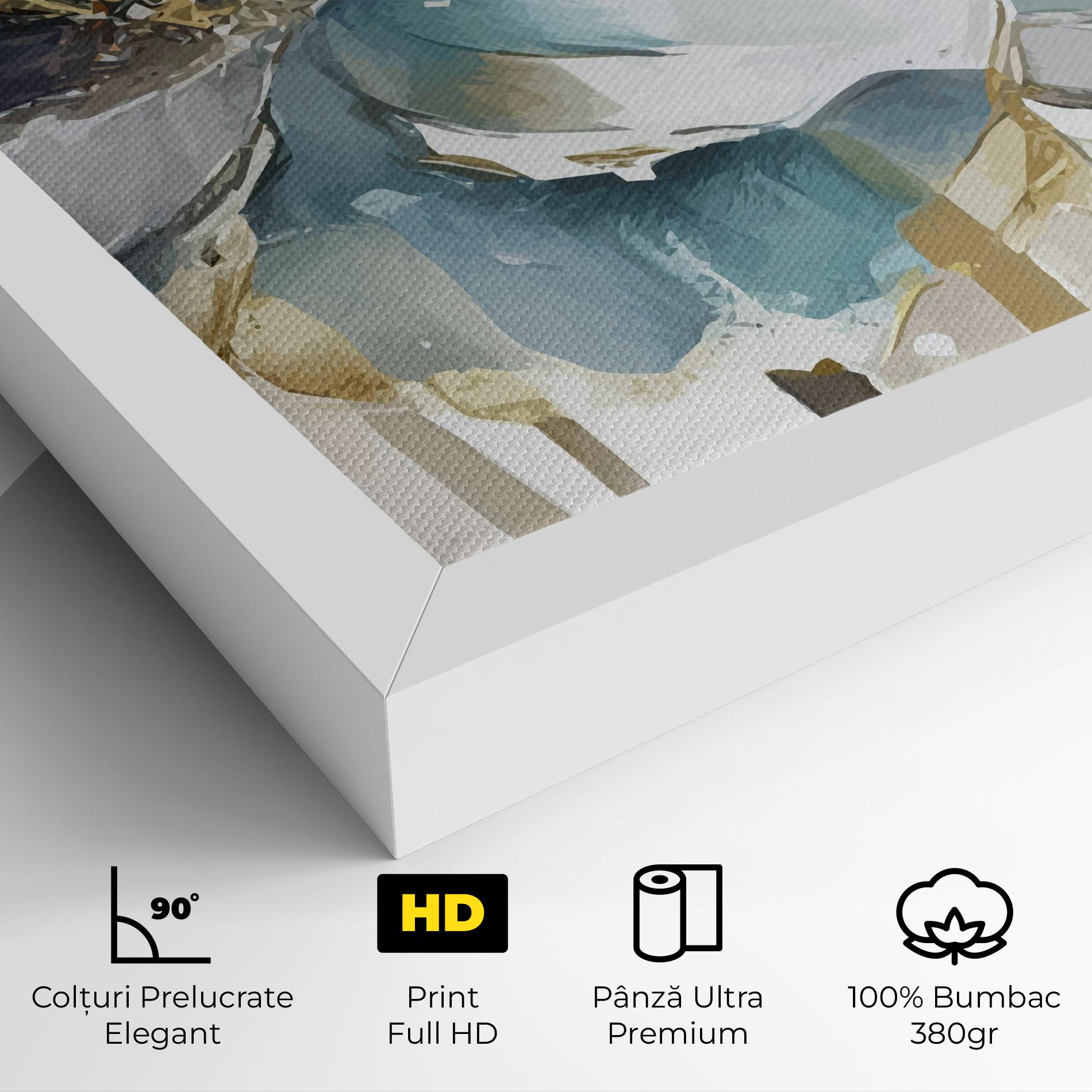 Tablou Canvas Flower Mix Art mockup 4