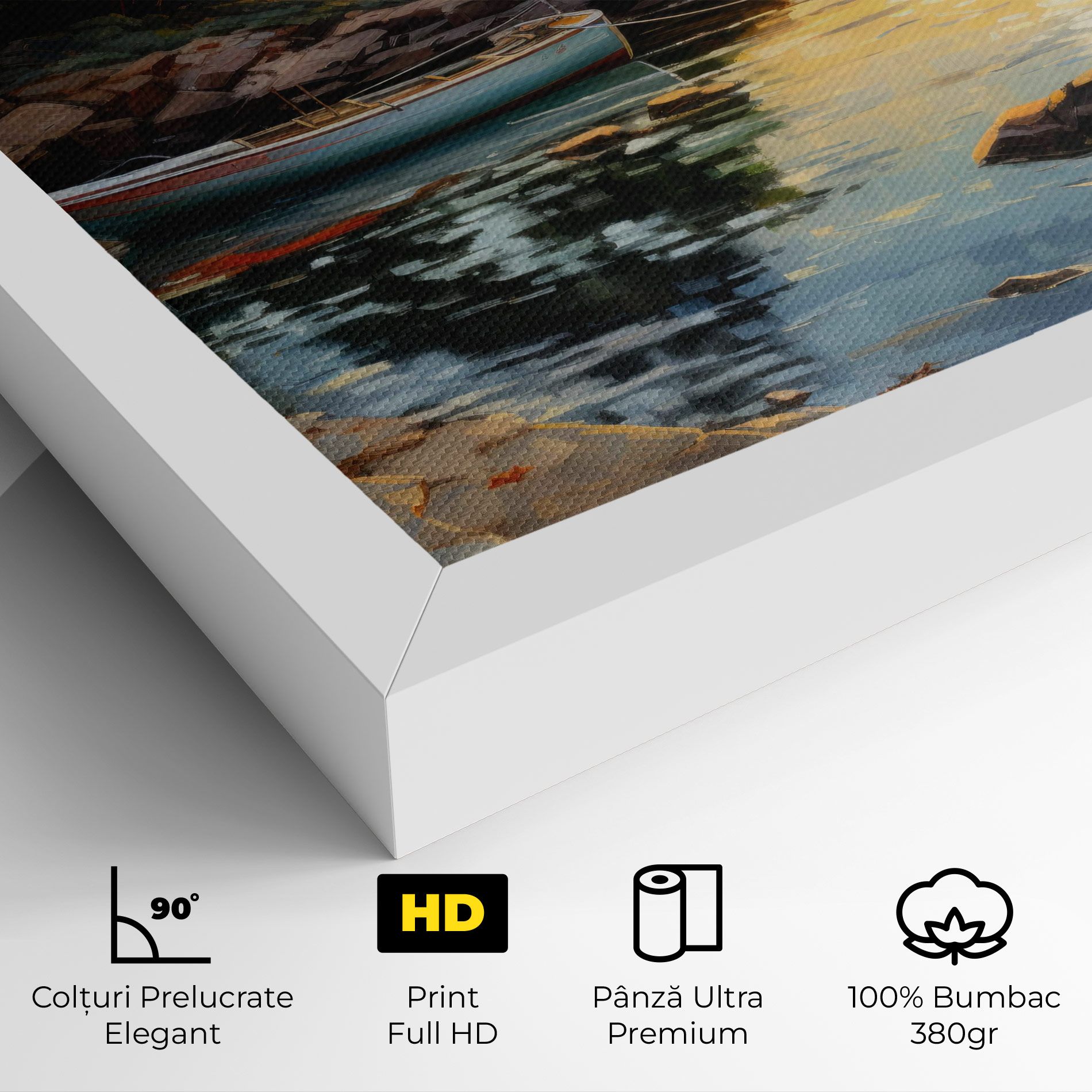 Sunset Sea Art mockup 4