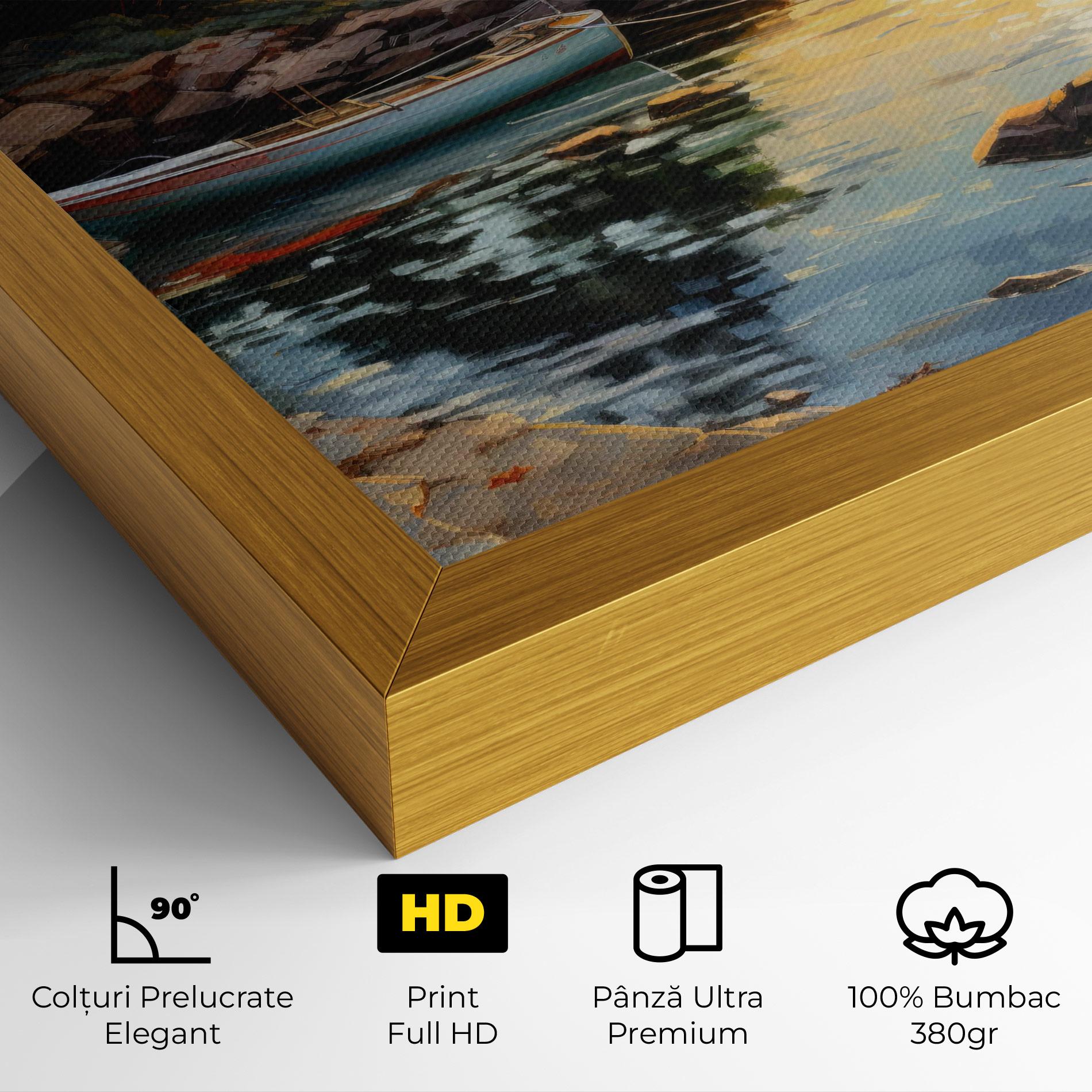 Tablou Canvas Sunset Sea Art mockup 4