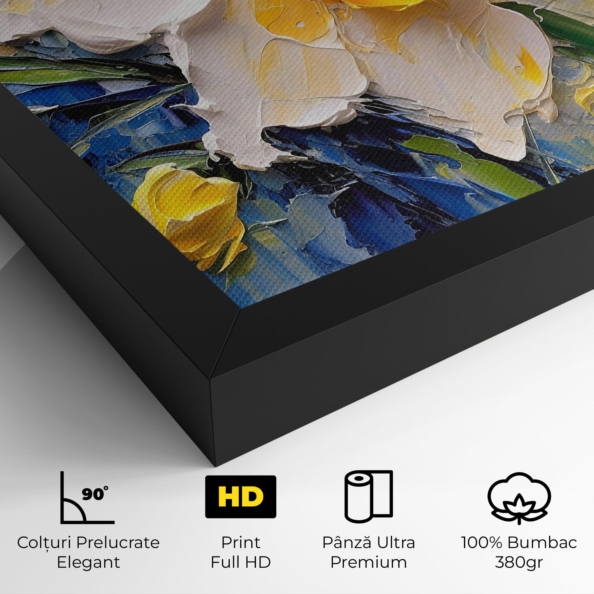 Tablou Canvas Abstract Flower Art mockup 4