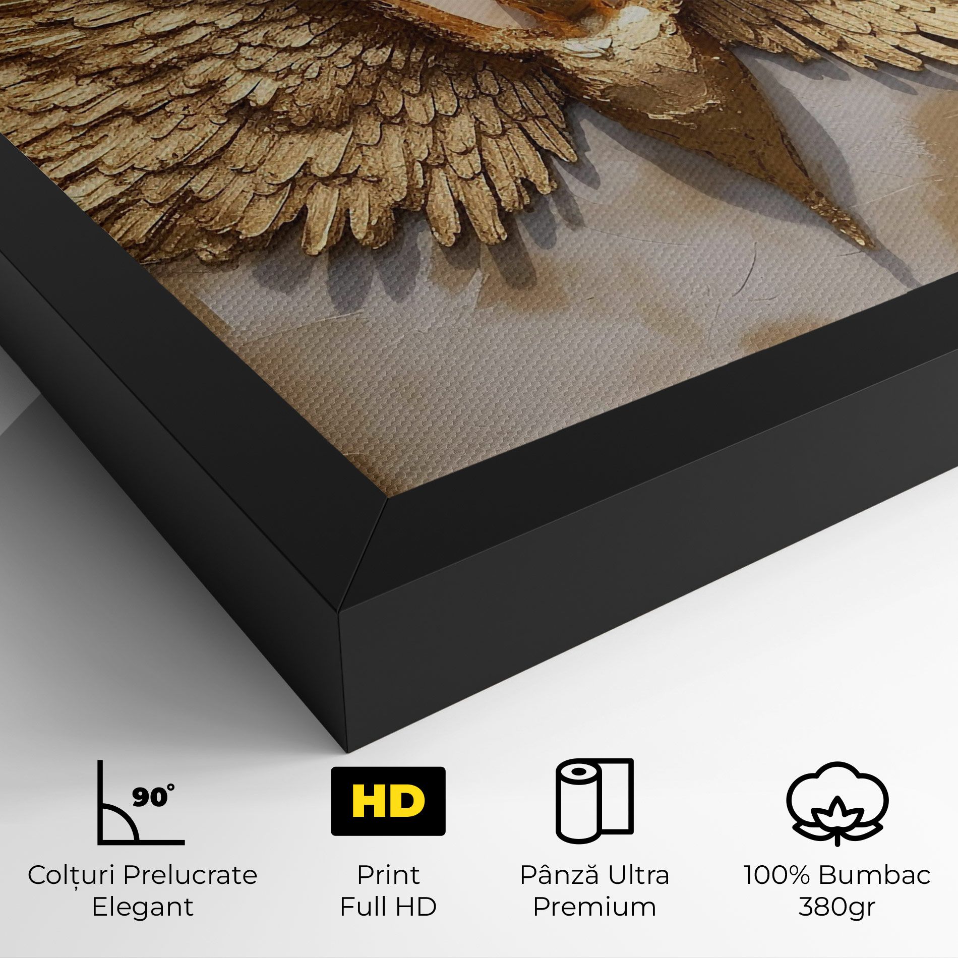 Beautiful Gold Wings mockup 4