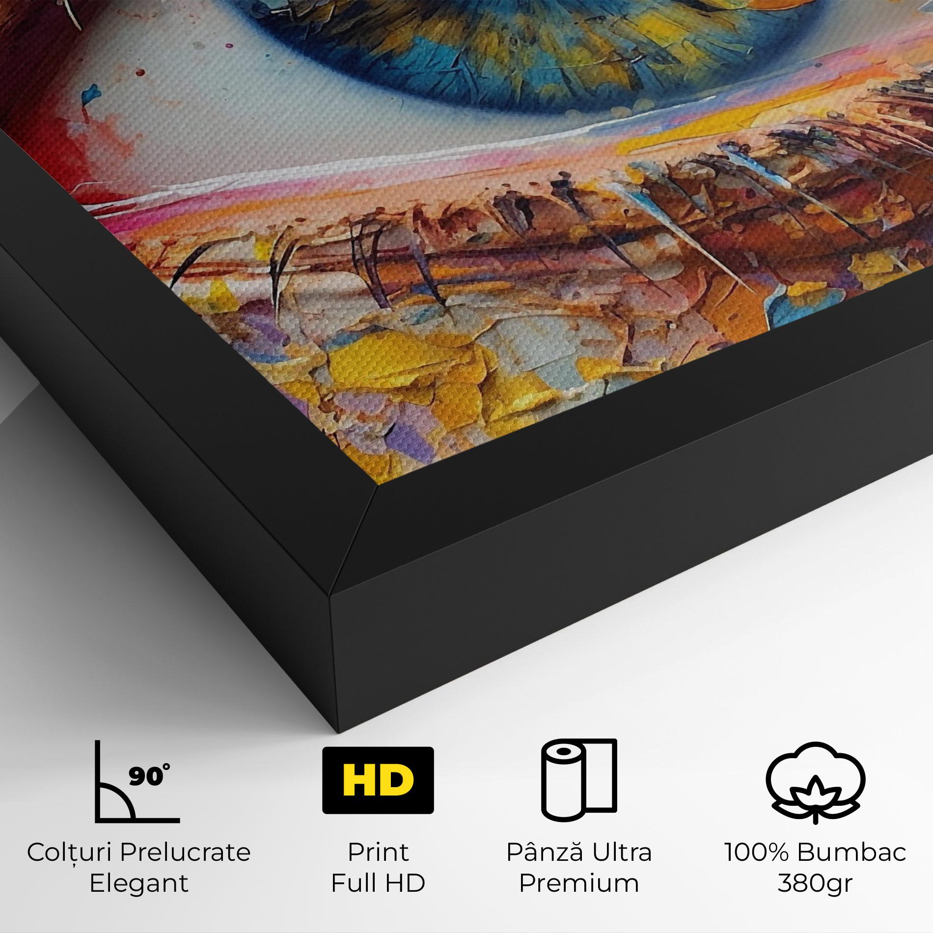 Tablou Canvas Blue Eyes Art mockup 4