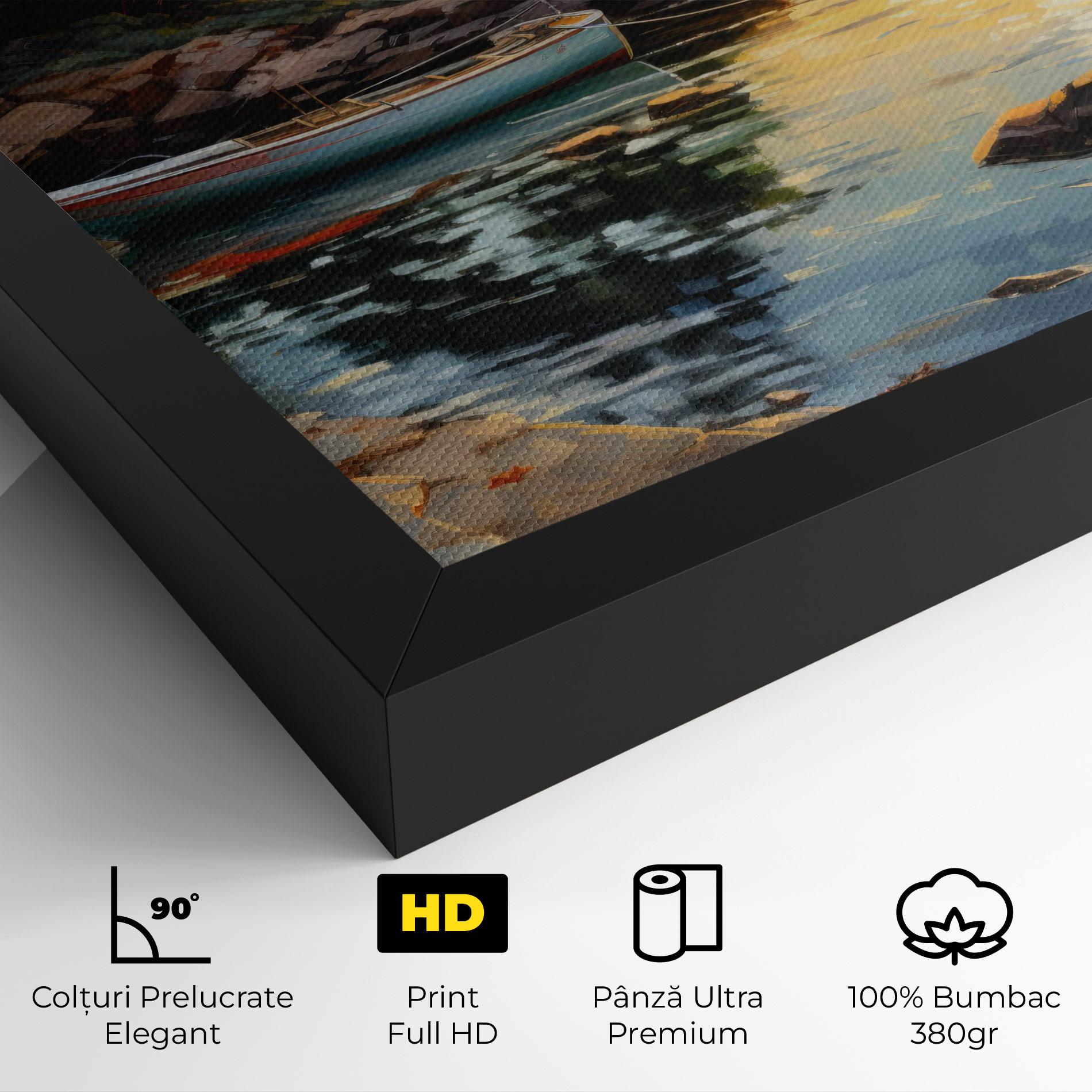 Tablou Canvas Sunset Sea Art mockup 4