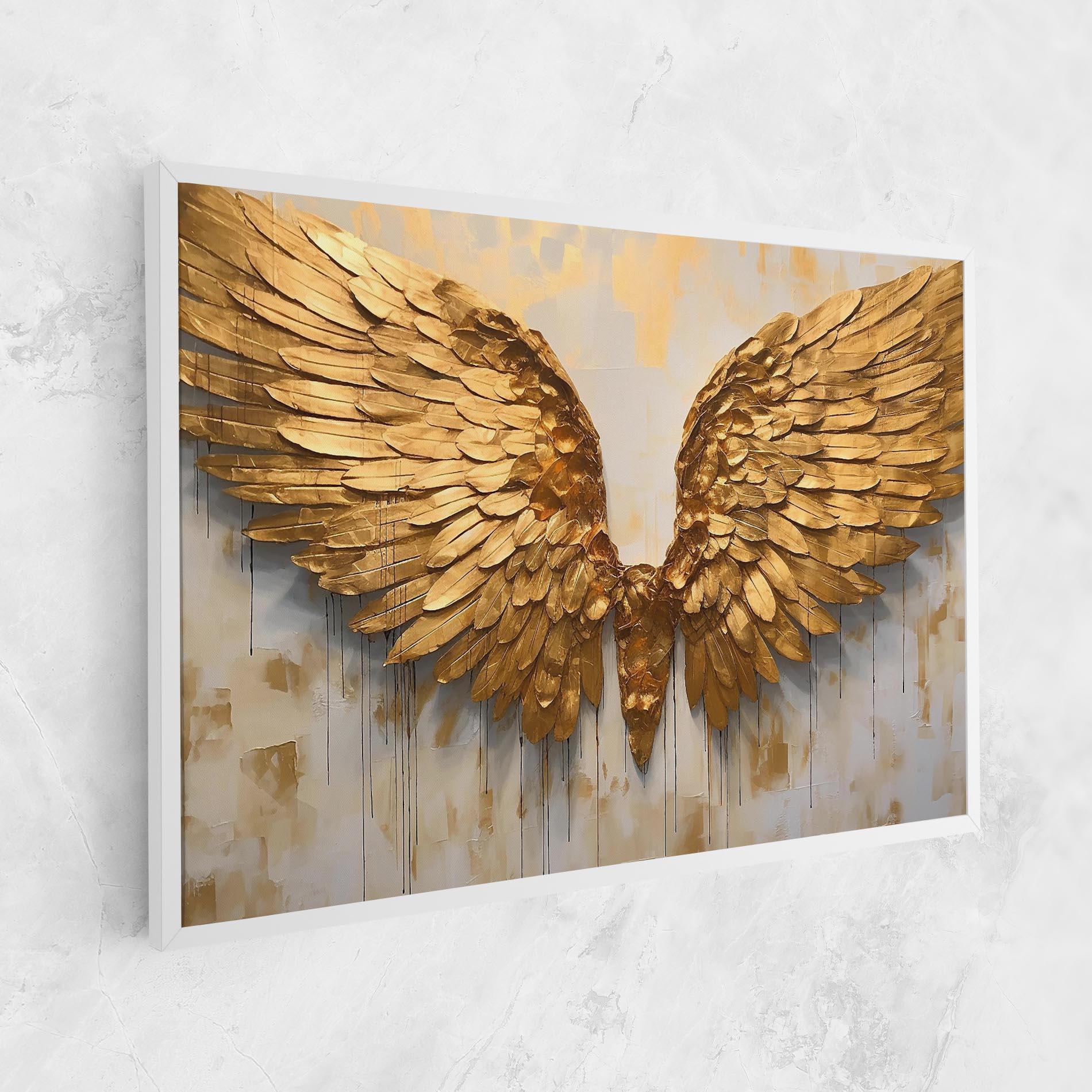 Tablou Canvas Golden Wings Art mockup 1