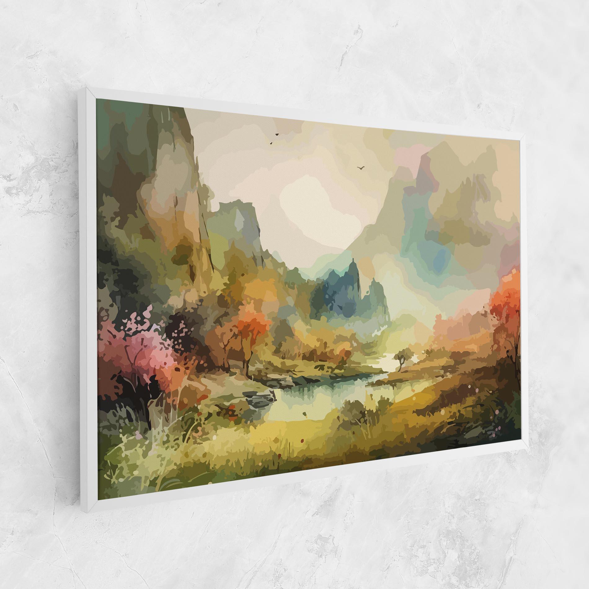 Tablou Canvas Nature Painting mockup 1
