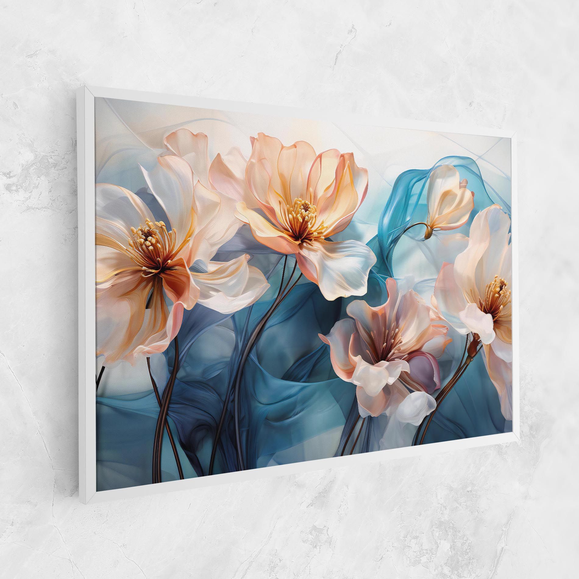 Pink Flowers Floating mockup 1