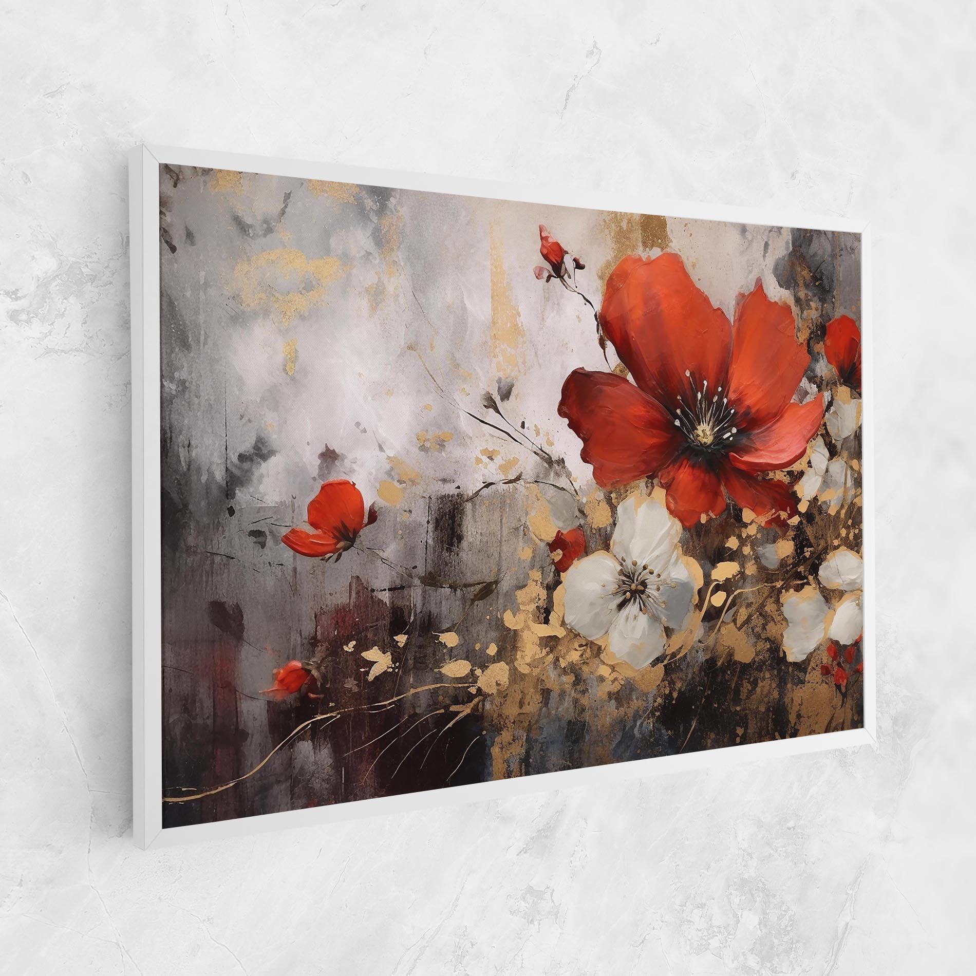 Red Poppy Painting mockup 1