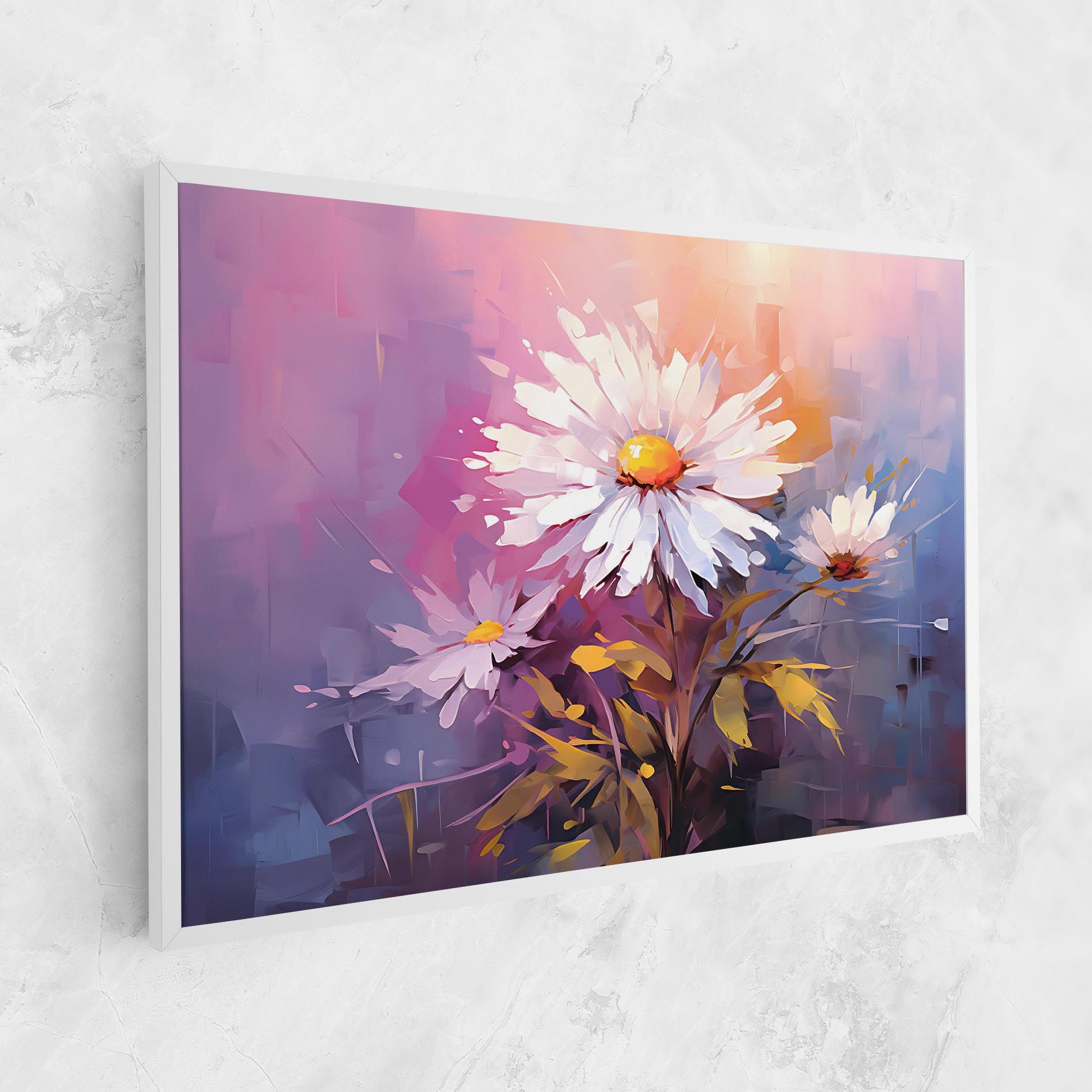 White Flower On Purple mockup 1
