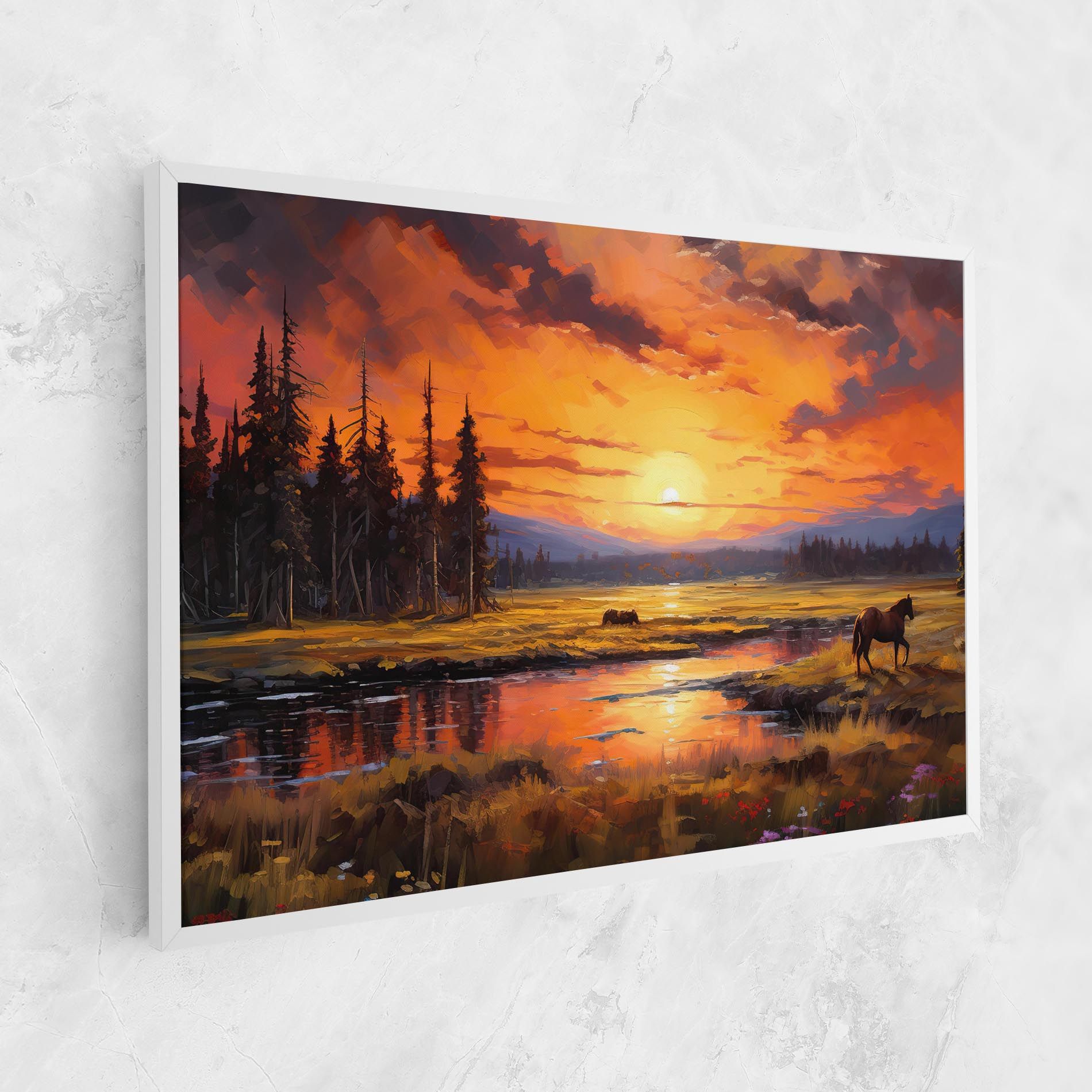 Wild Horses Painting mockup 1