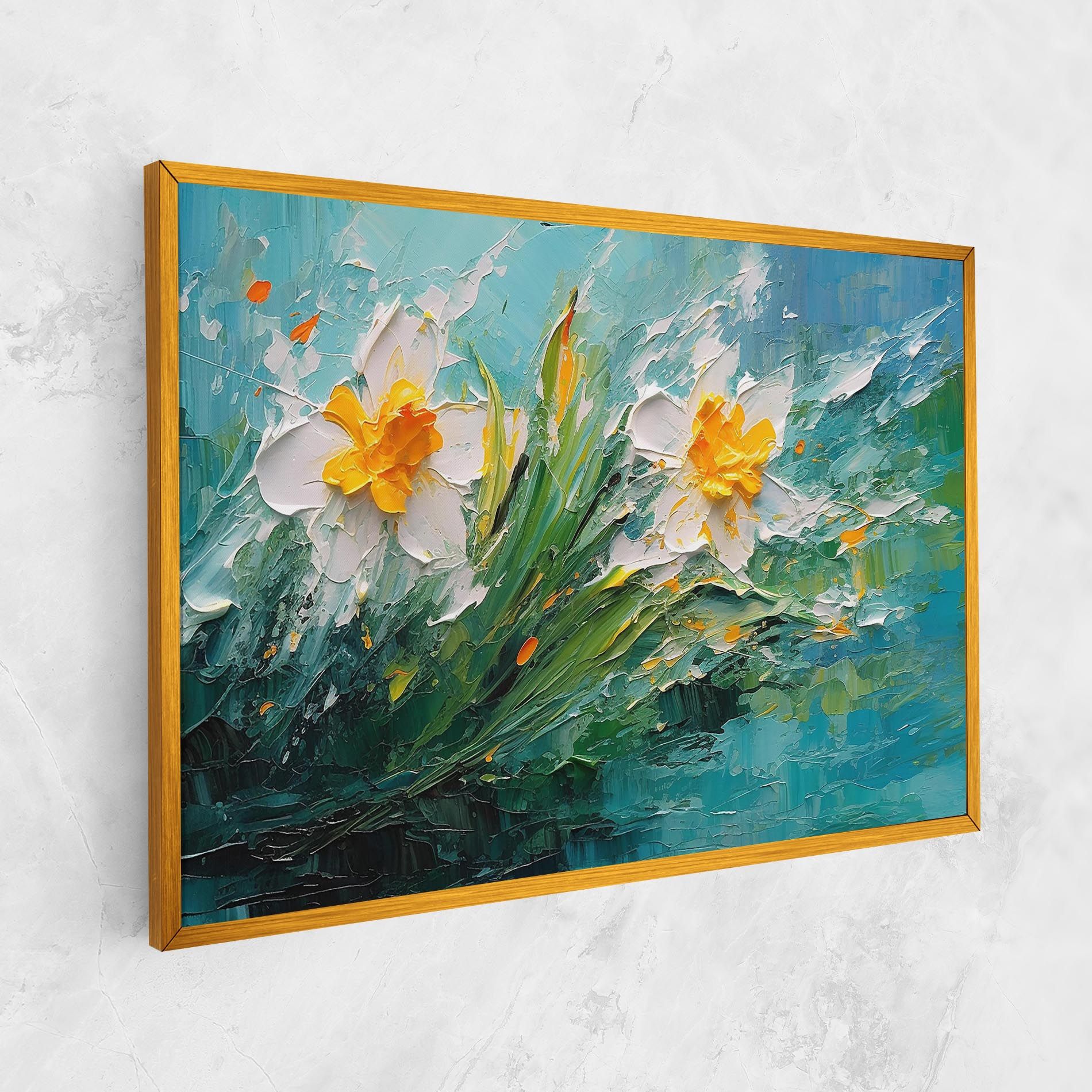 Abstract Flower Painting mockup 1