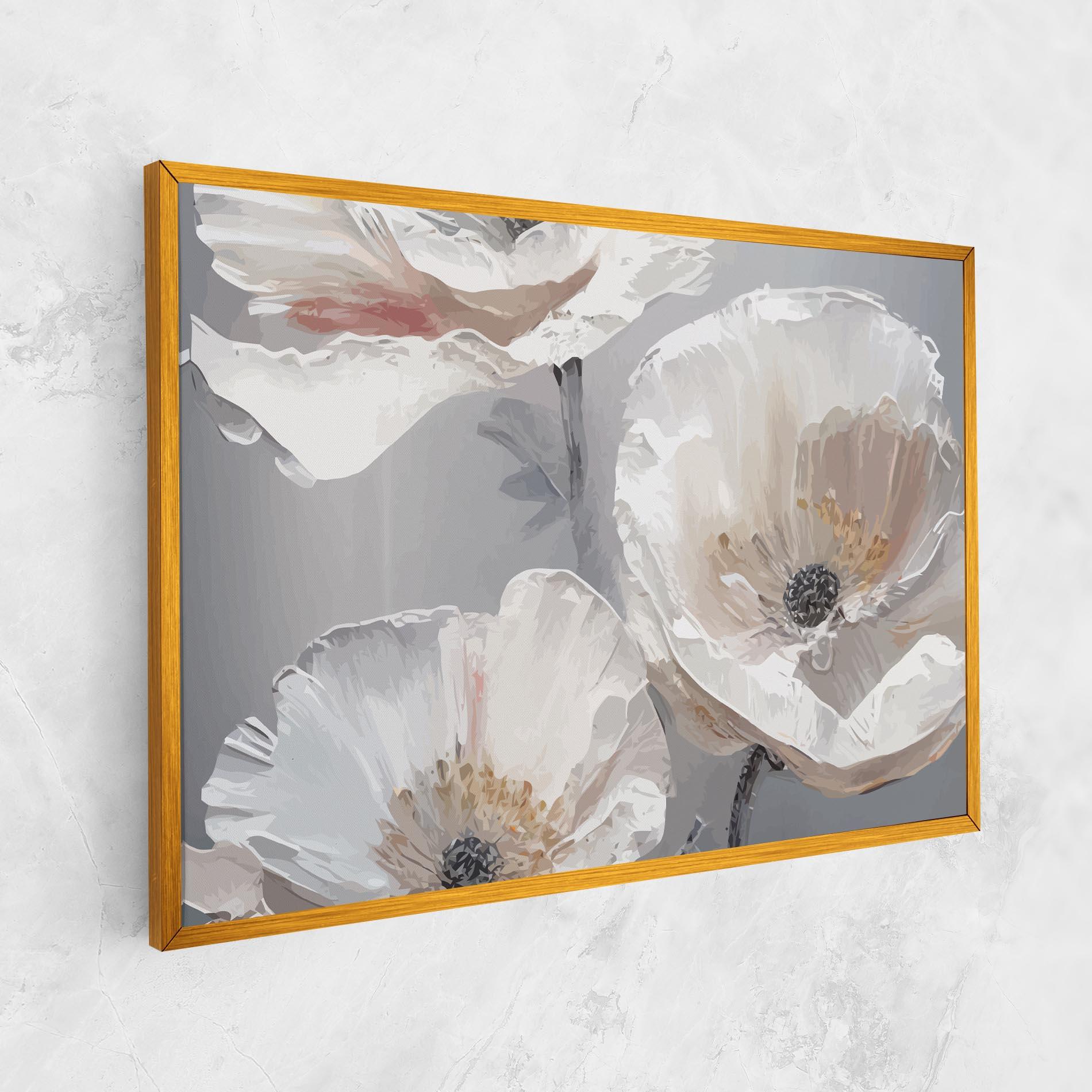 Tablou Canvas Cream Mix Flower mockup 1