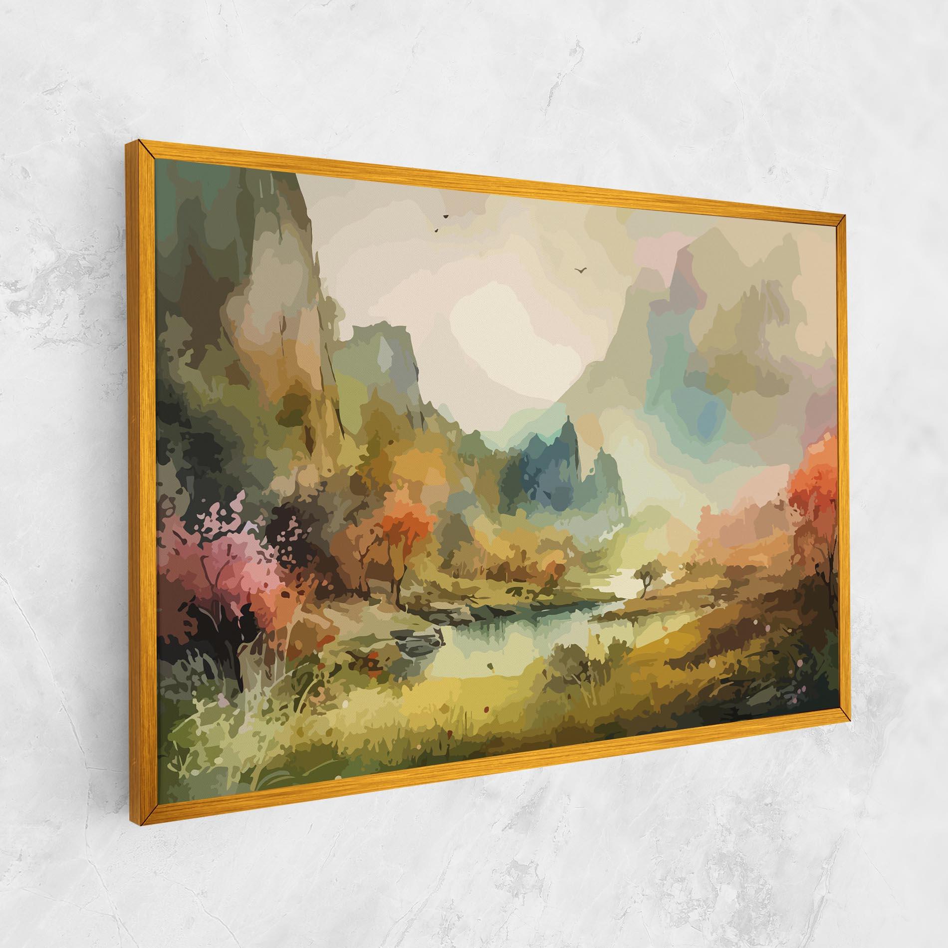 Tablou Canvas Nature Painting mockup 1