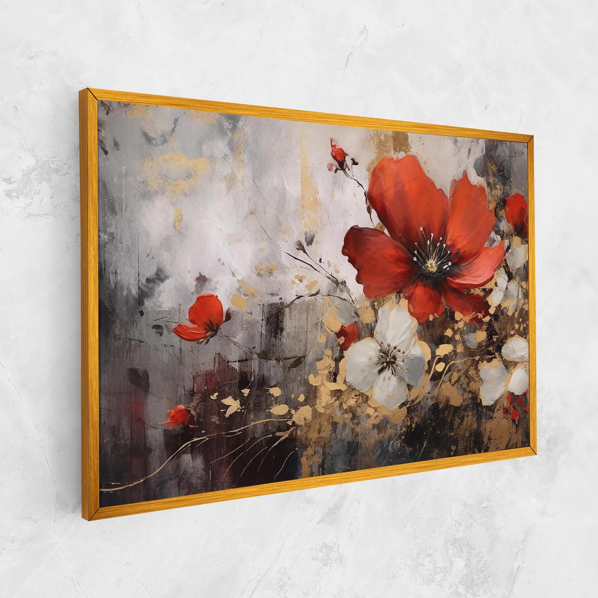 Red Poppy Painting mockup 1