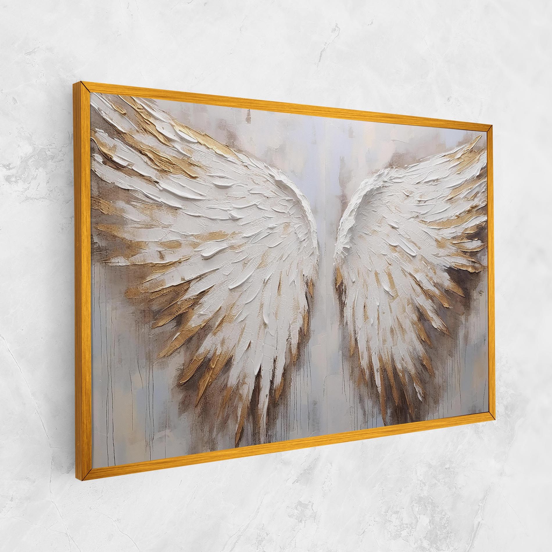 White Angel Wings mockup 1