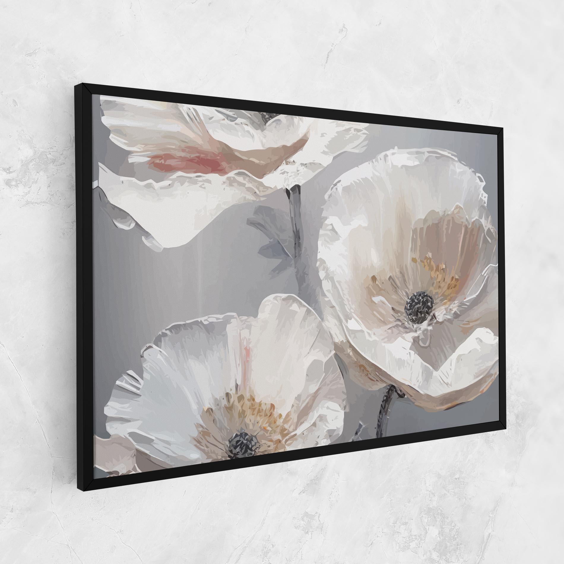 Tablou Canvas Cream Mix Flower mockup 1