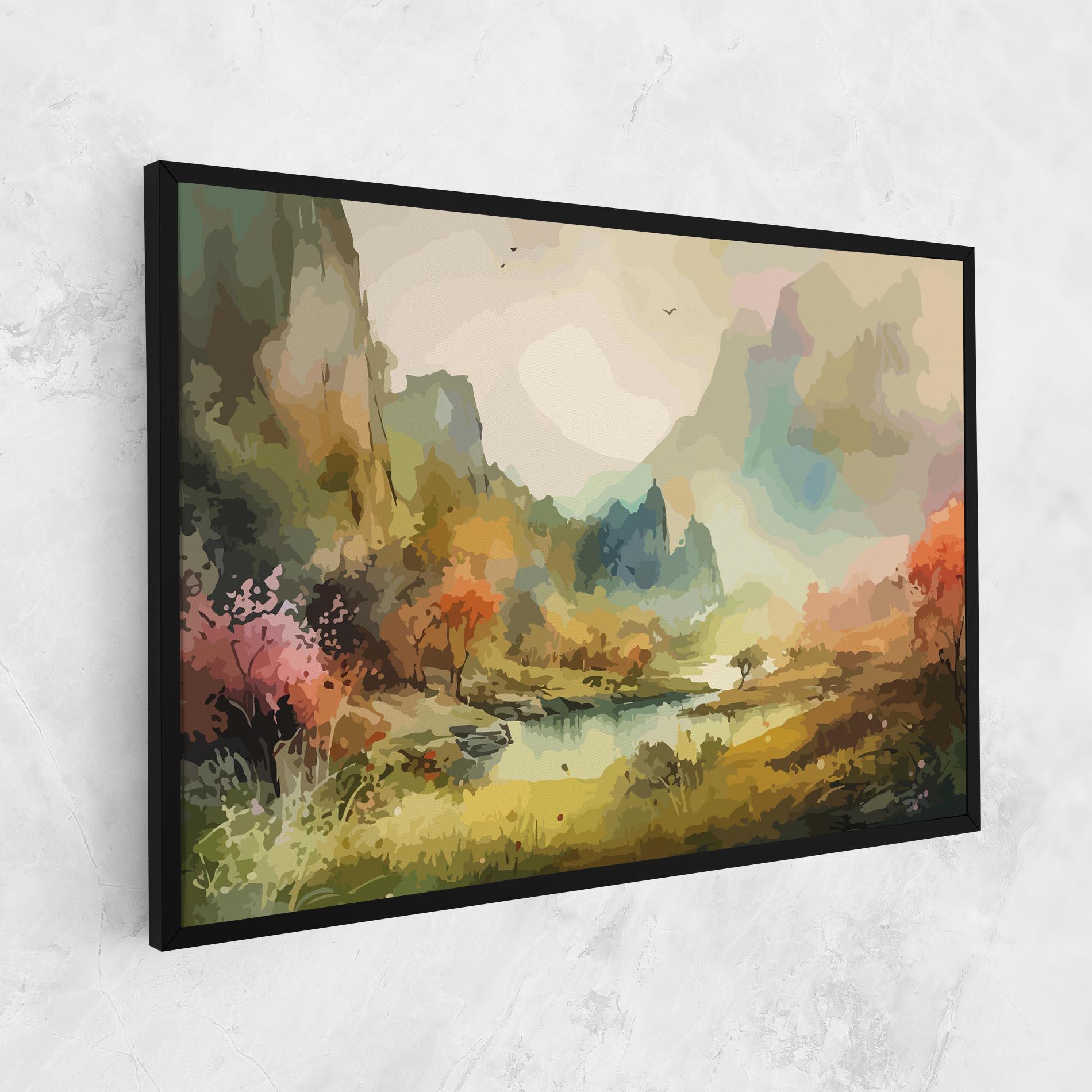 Tablou Canvas Nature Painting mockup 1