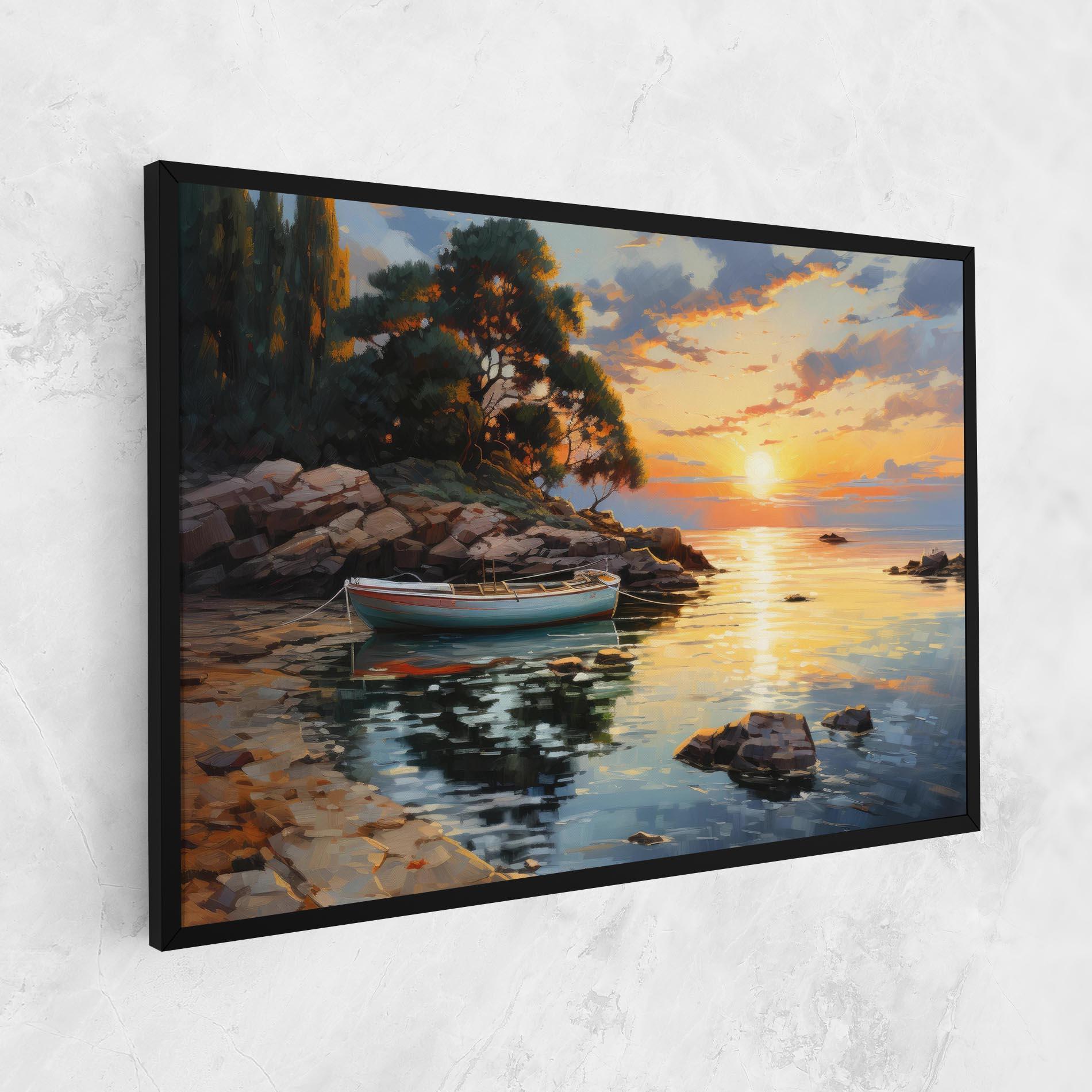 Tablou Canvas Sunset Sea Art mockup 1