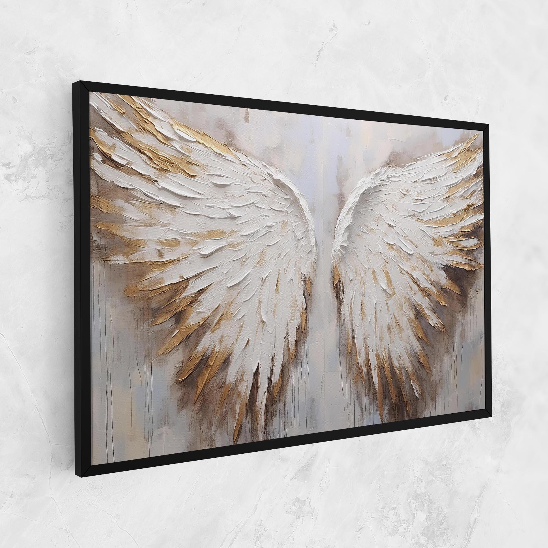 Tablou Canvas White Angel Wings mockup 1