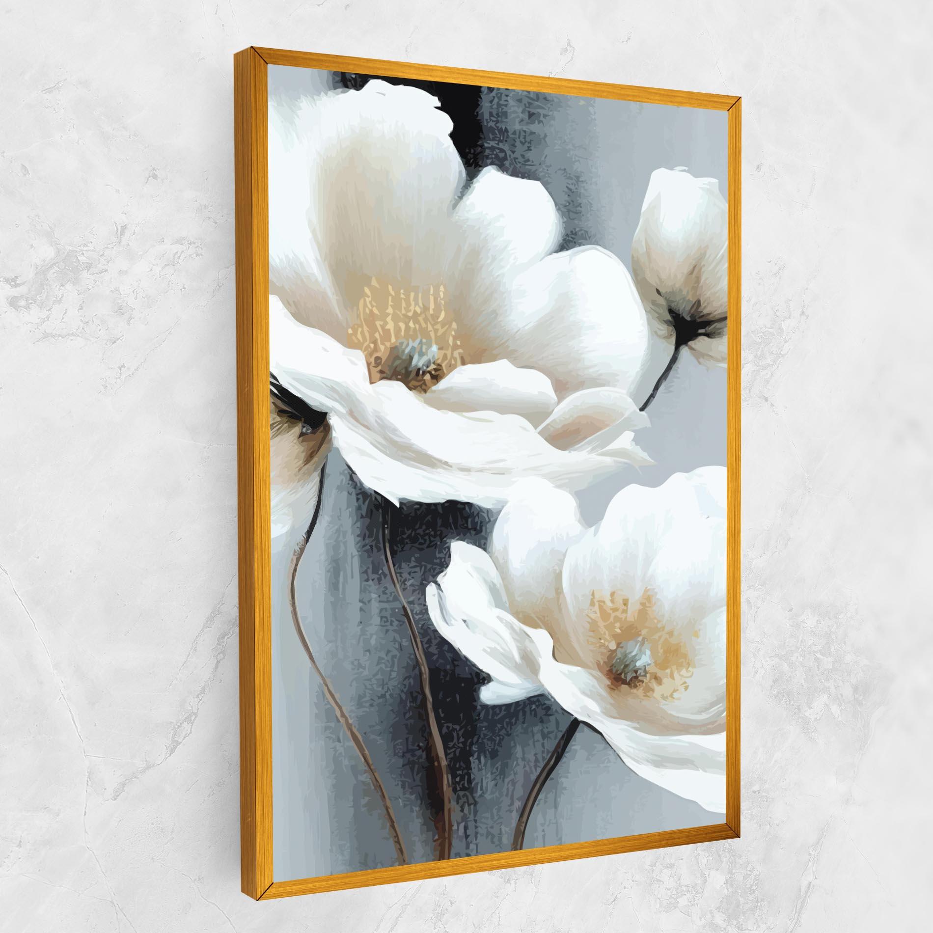 Tablou Canvas Paint Texture Flower mockup 1