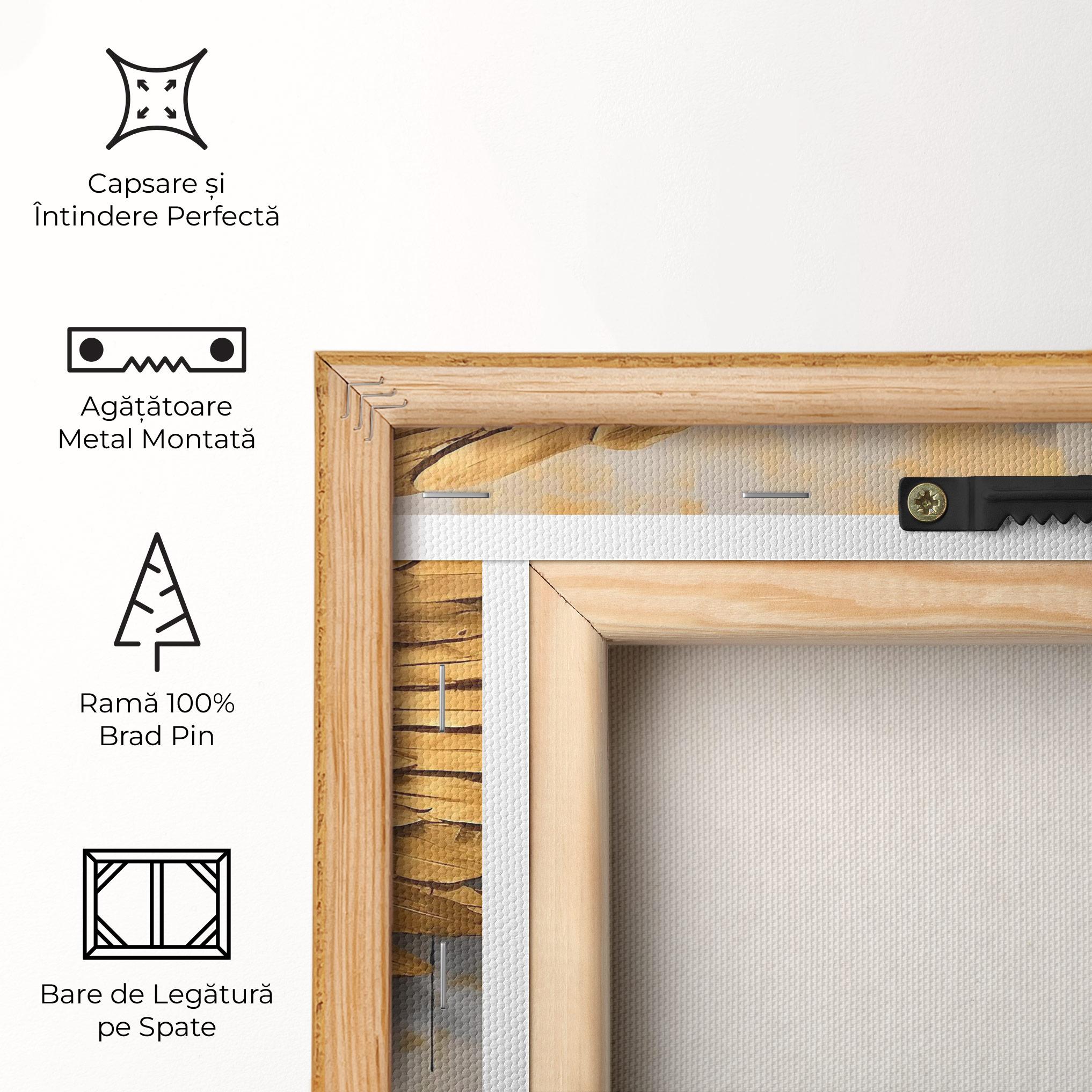 Tablou Canvas Golden Wings Art mockup 5