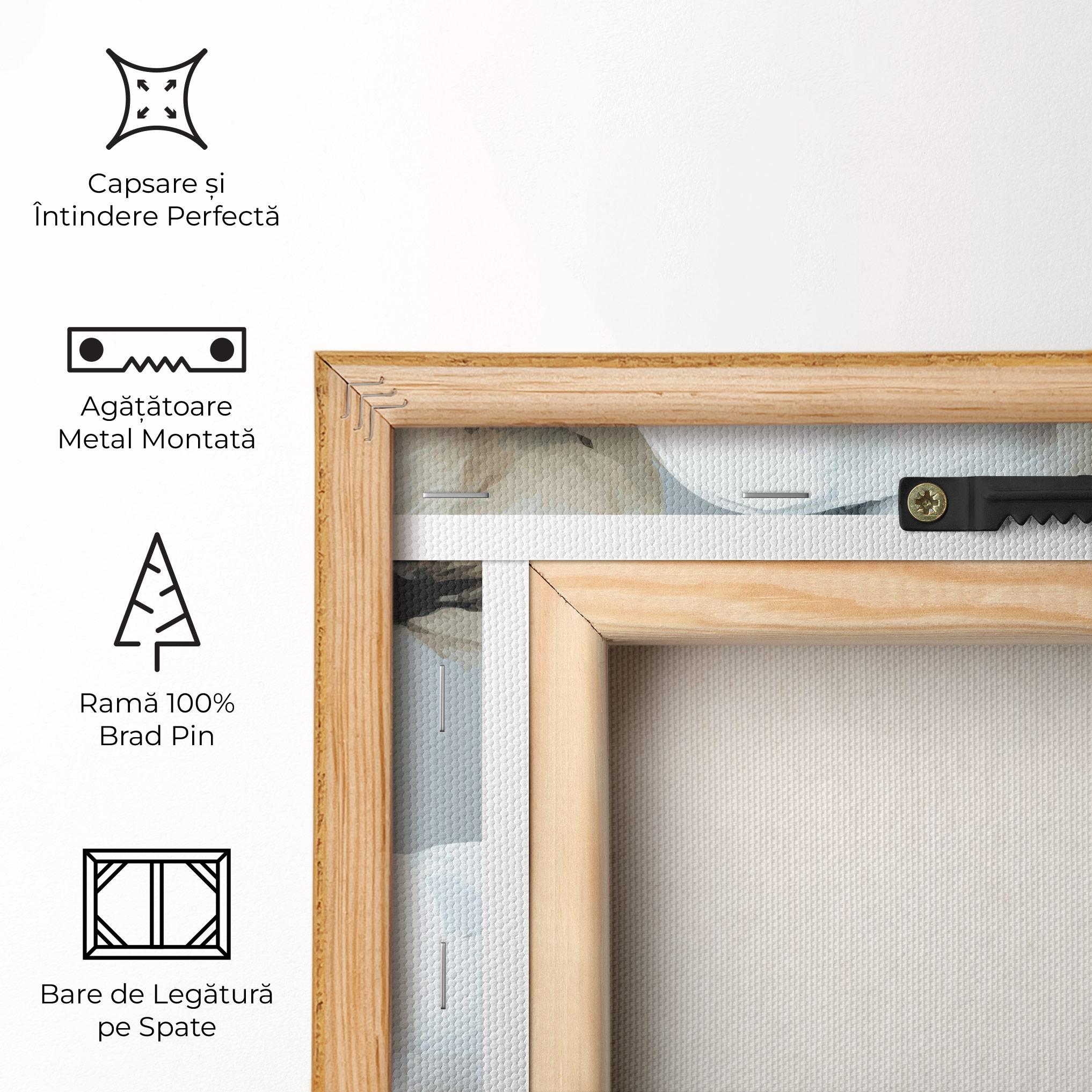 Tablou Canvas Paint Texture Flower mockup 5