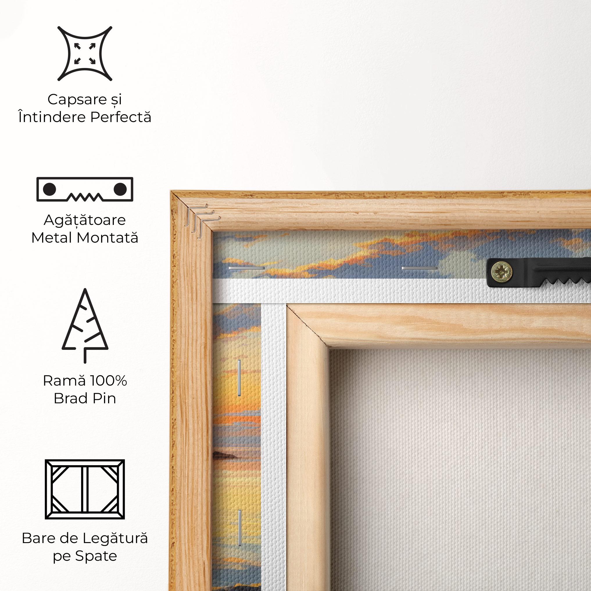 Tablou Canvas Sunset Sea Art mockup 5