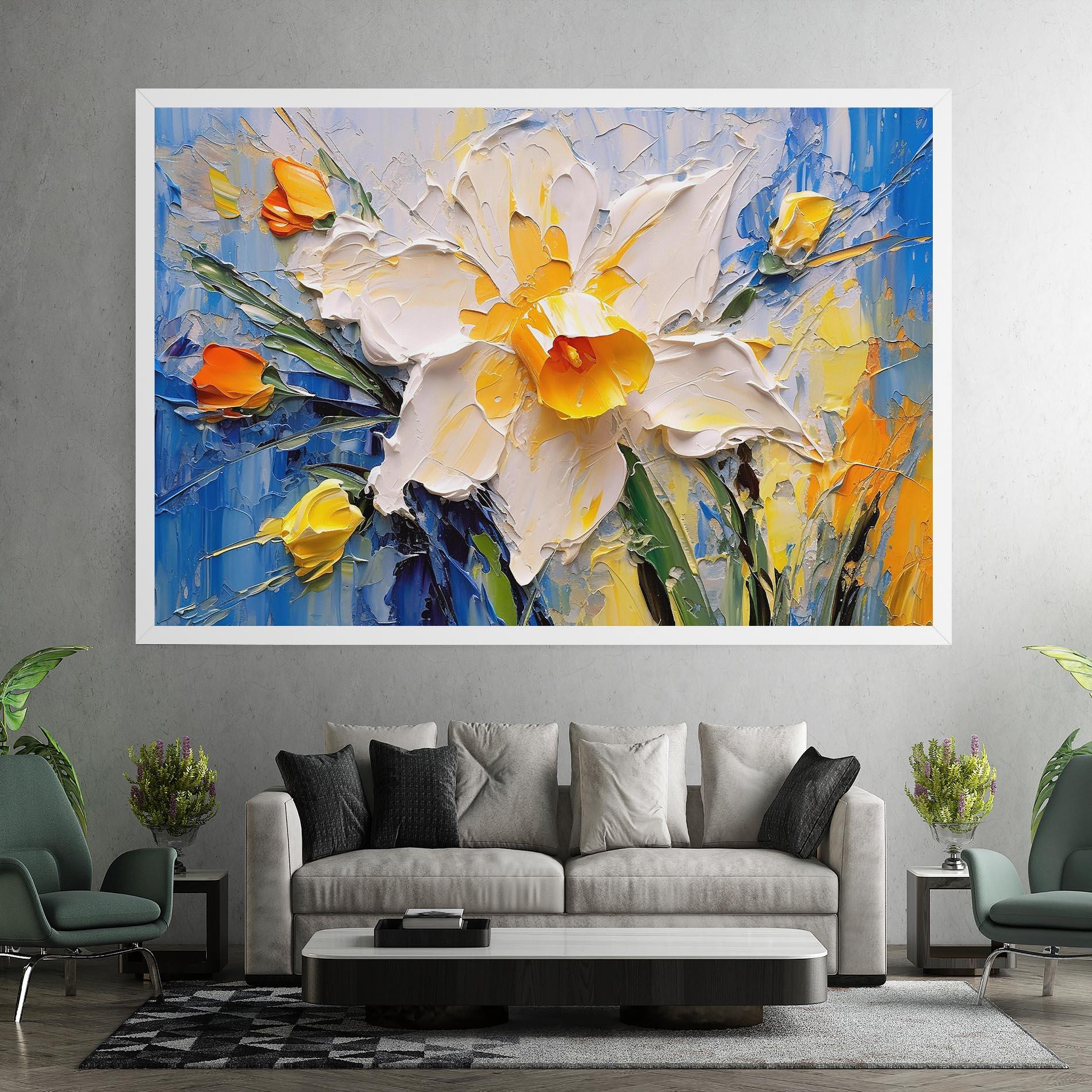 Tablou Canvas Abstract Flower Art mockup 7