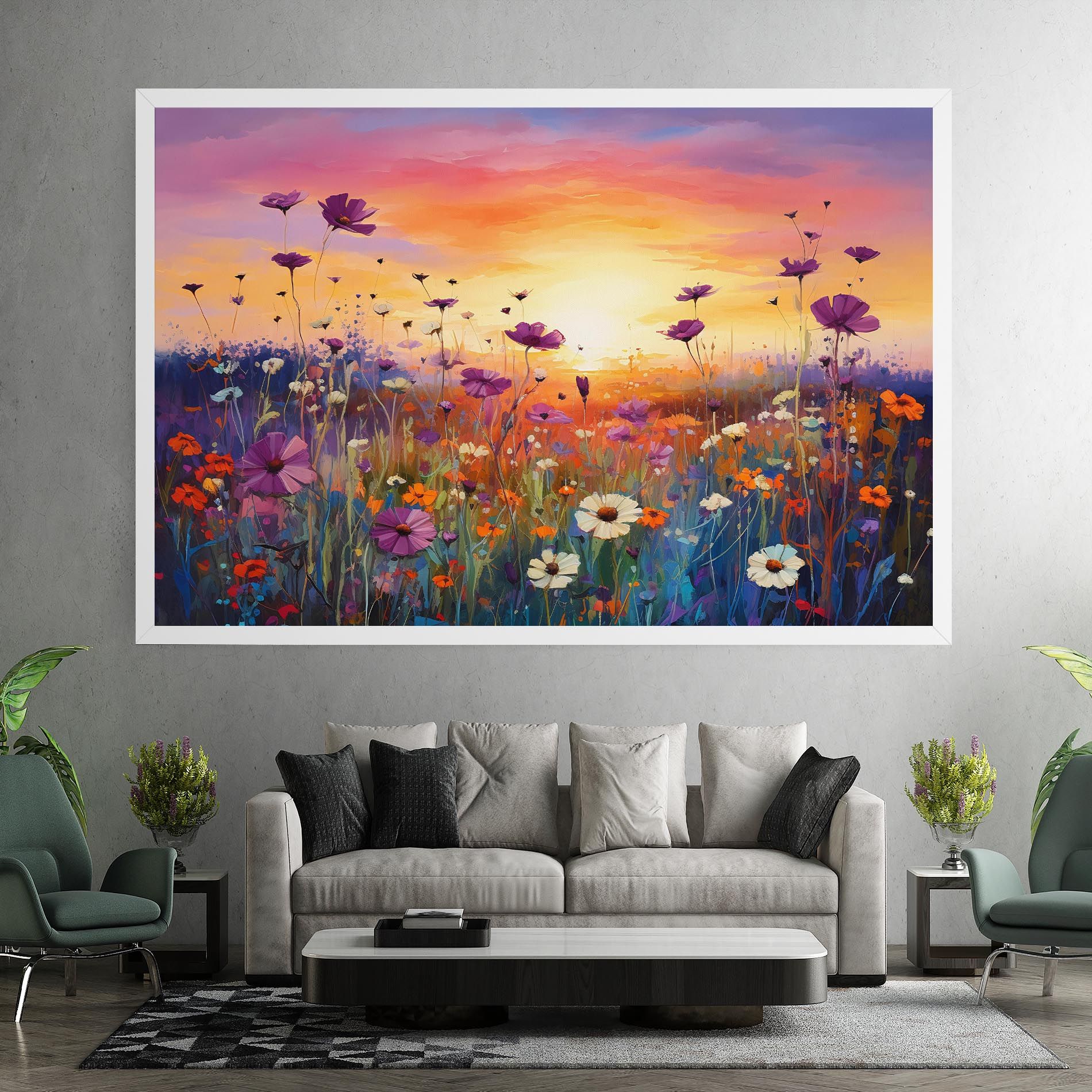 Dreamy Field Flowers mockup 7