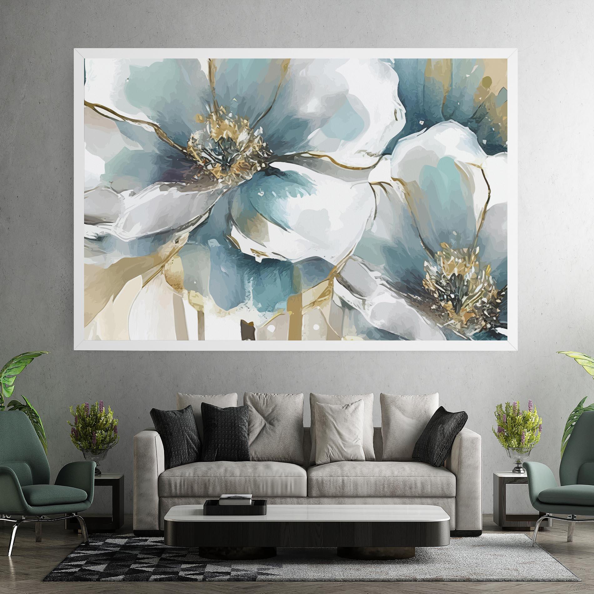 Tablou Canvas Flower Mix Art mockup 7