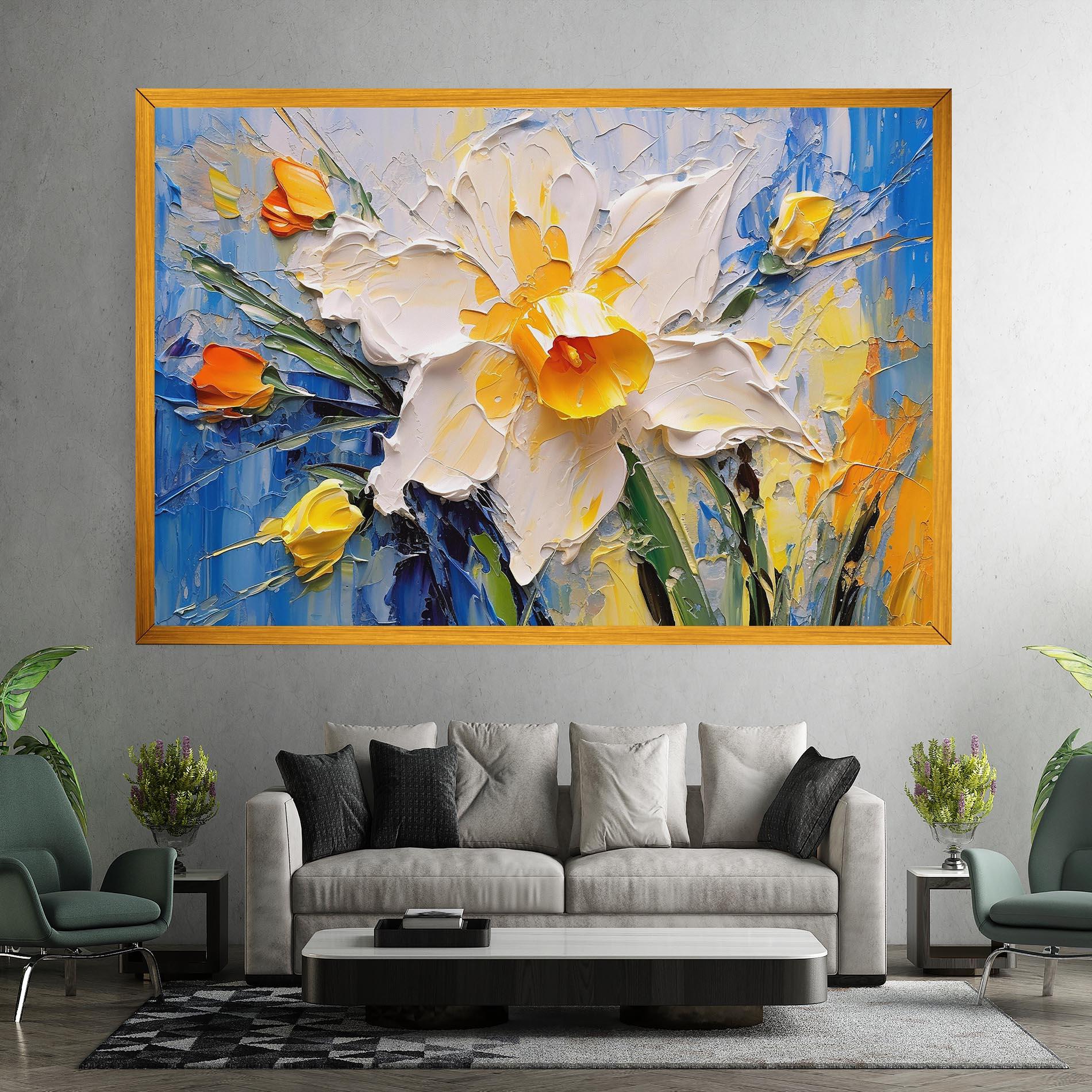 Tablou Canvas Abstract Flower Art mockup 7