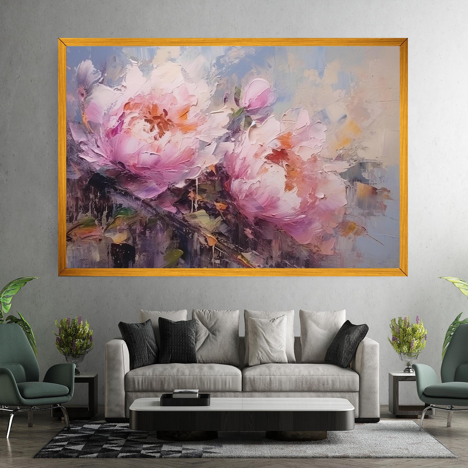 Tablou Canvas Peony Art mockup 7