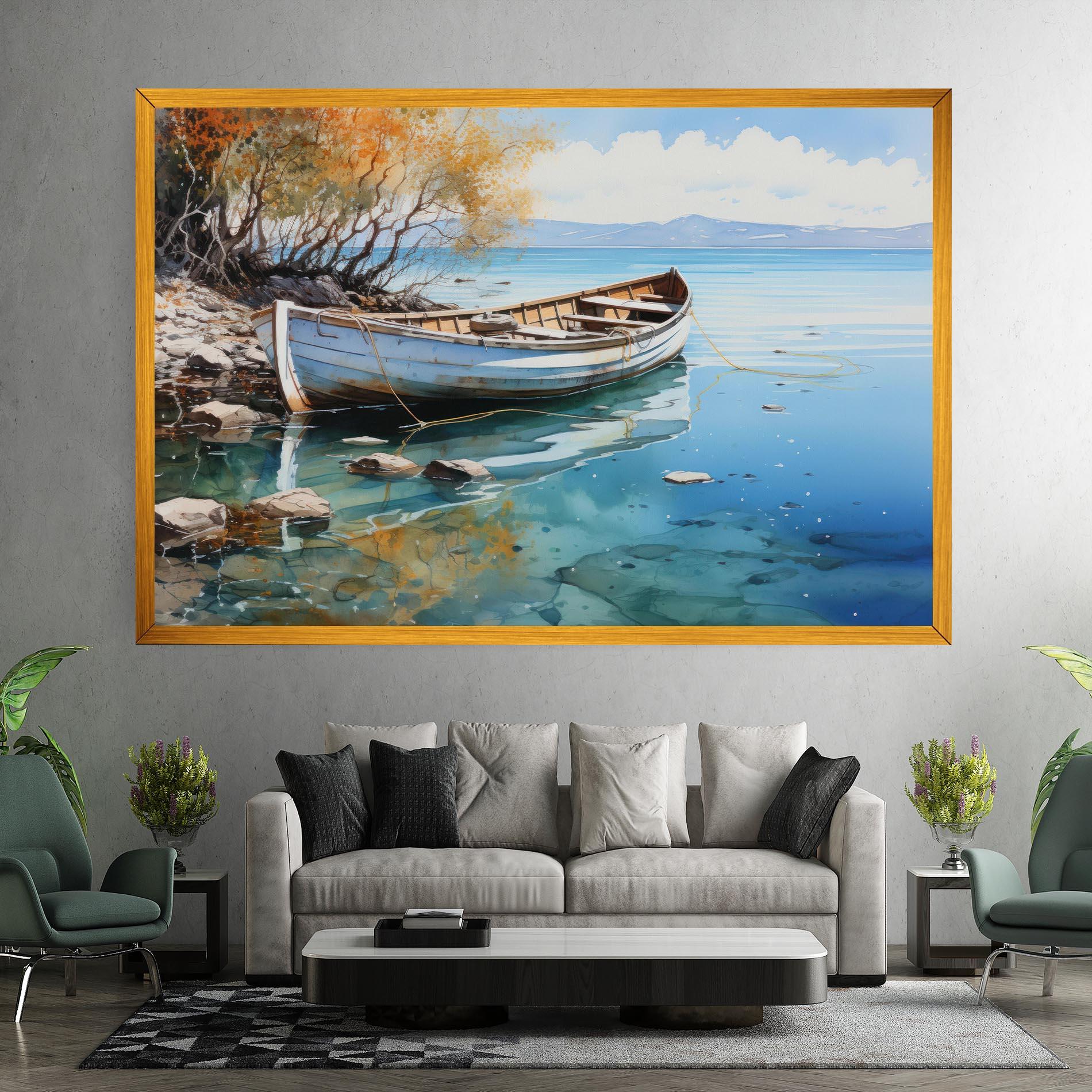 Tablou Canvas Sailing Boat mockup 7