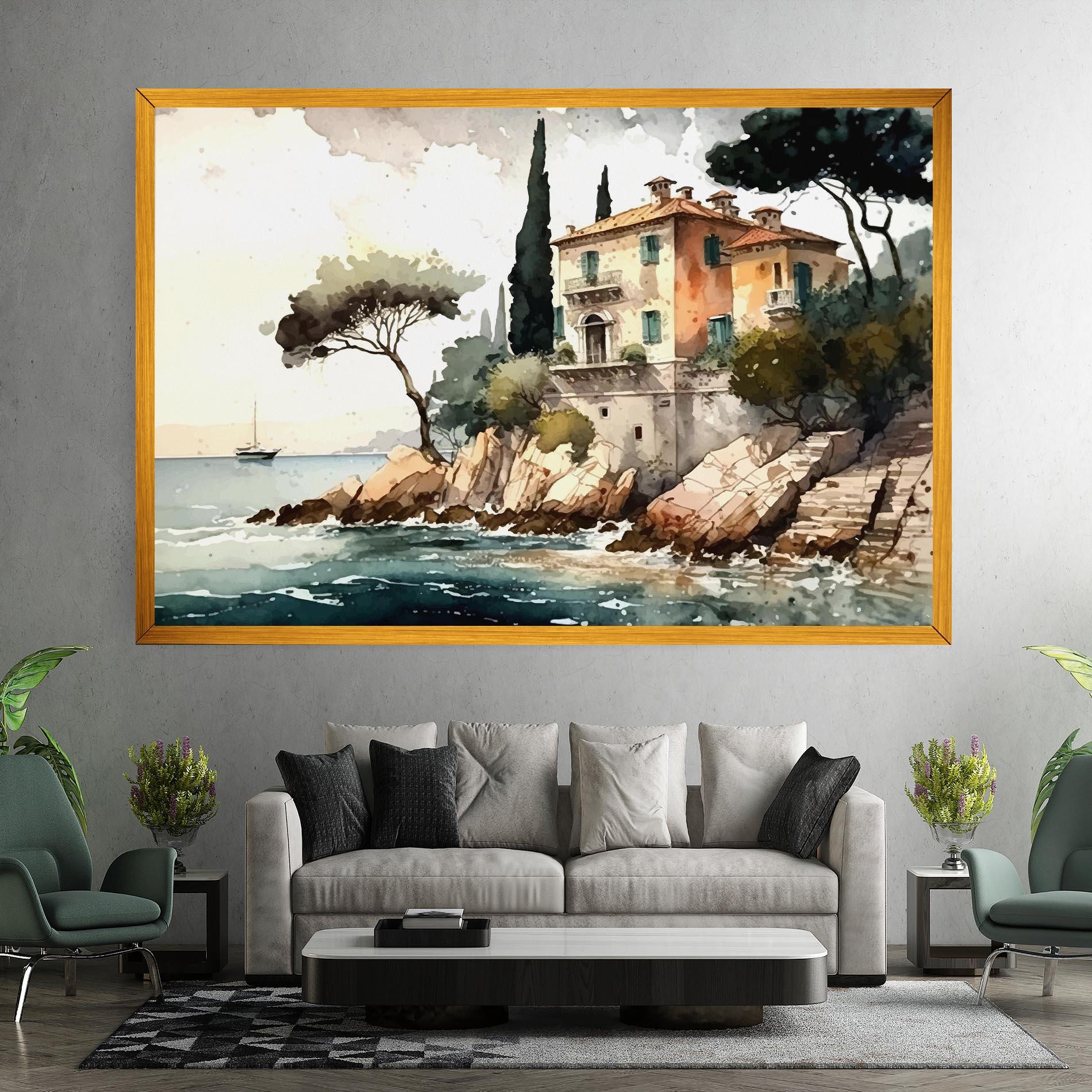 Tablou Canvas Stunning Painting mockup 7
