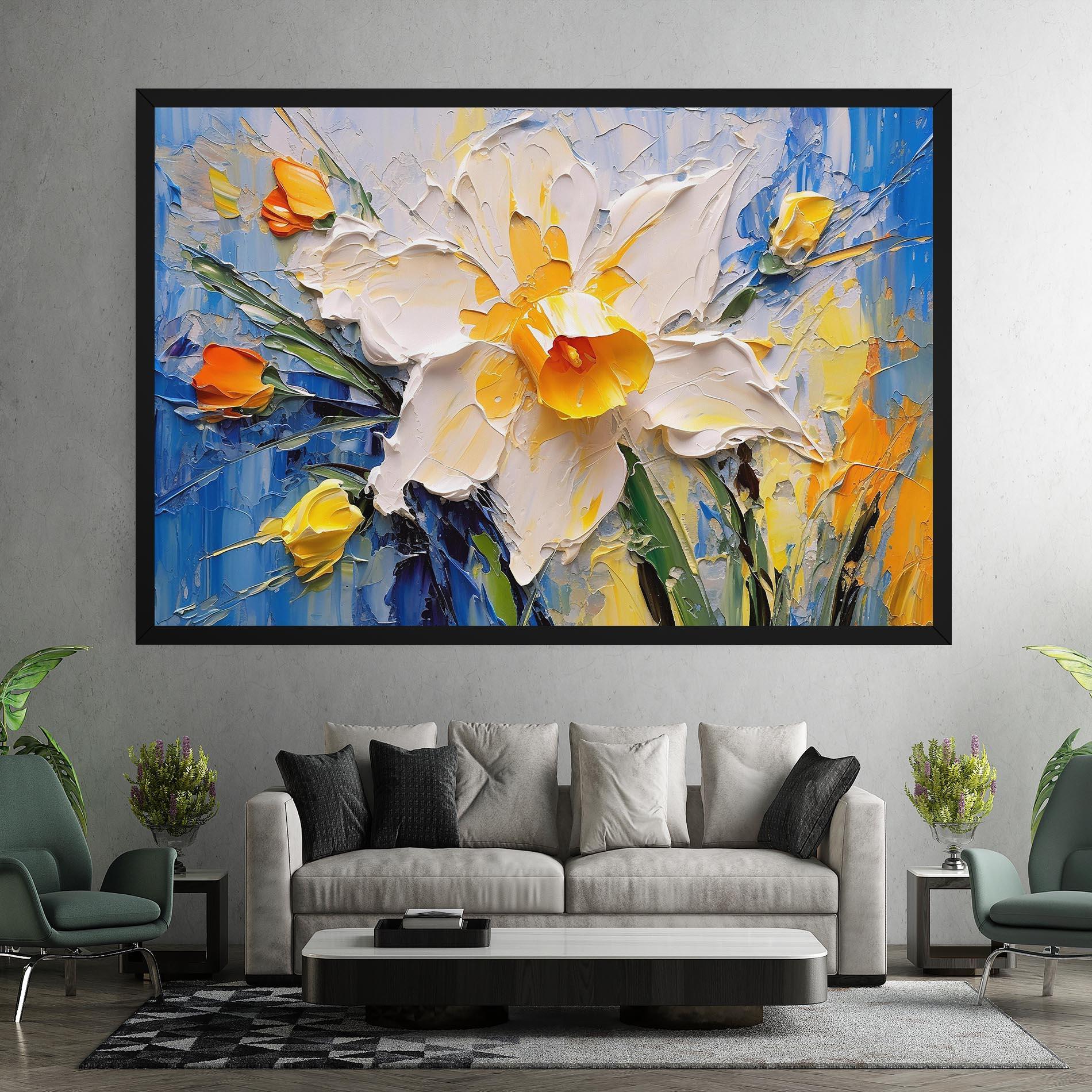 Tablou Canvas Abstract Flower Art mockup 7