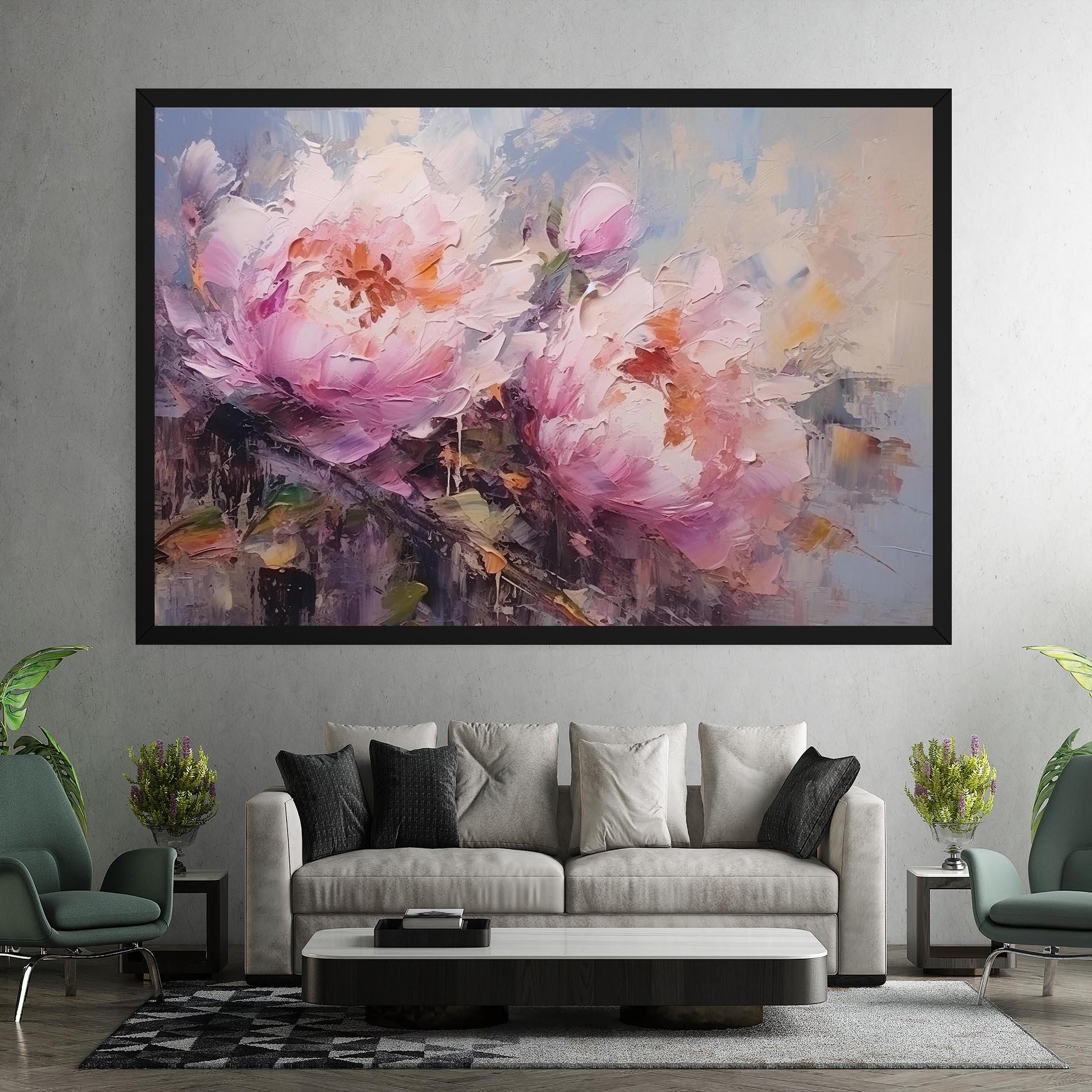 Tablou Canvas Peony Art mockup 7