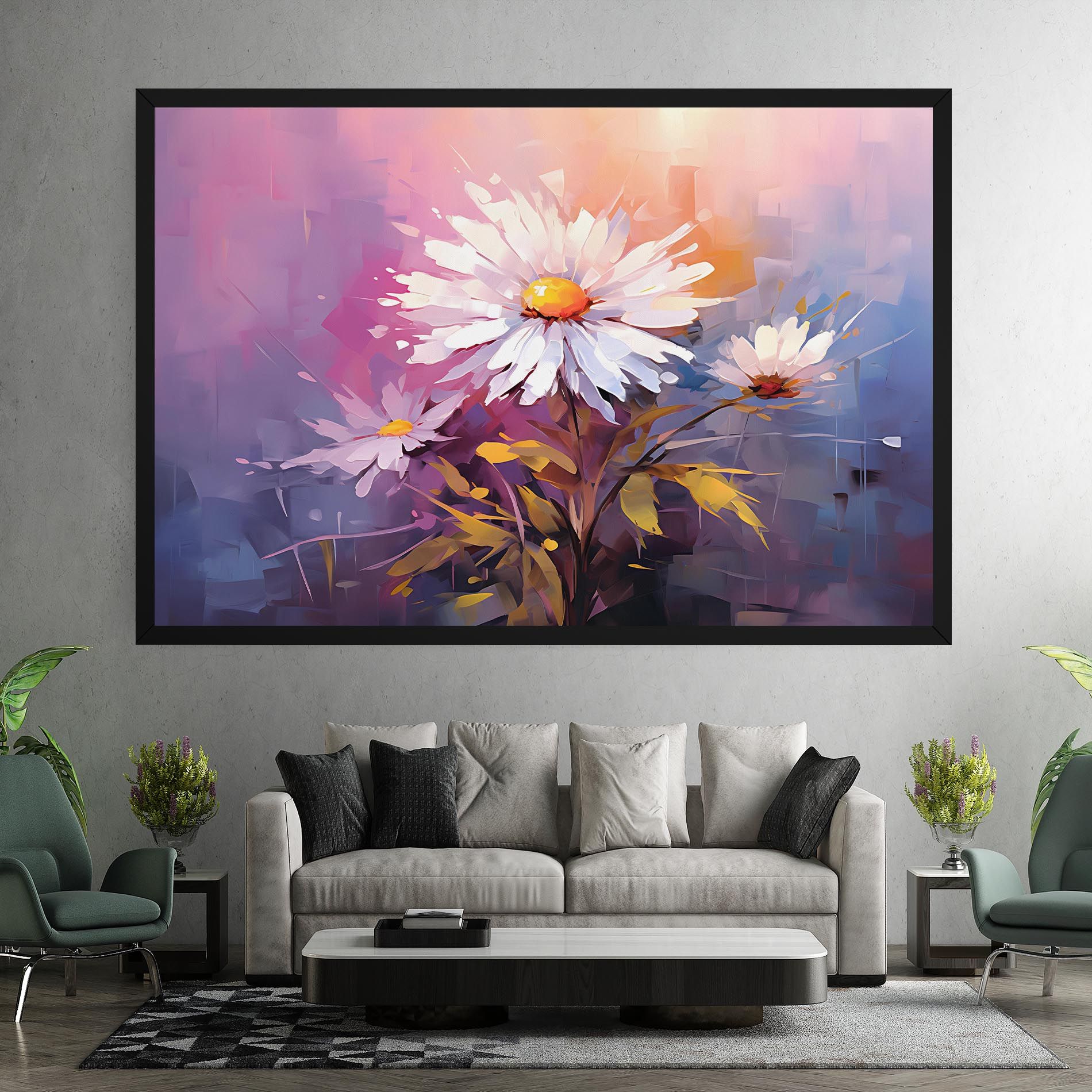 White Flower On Purple mockup 7