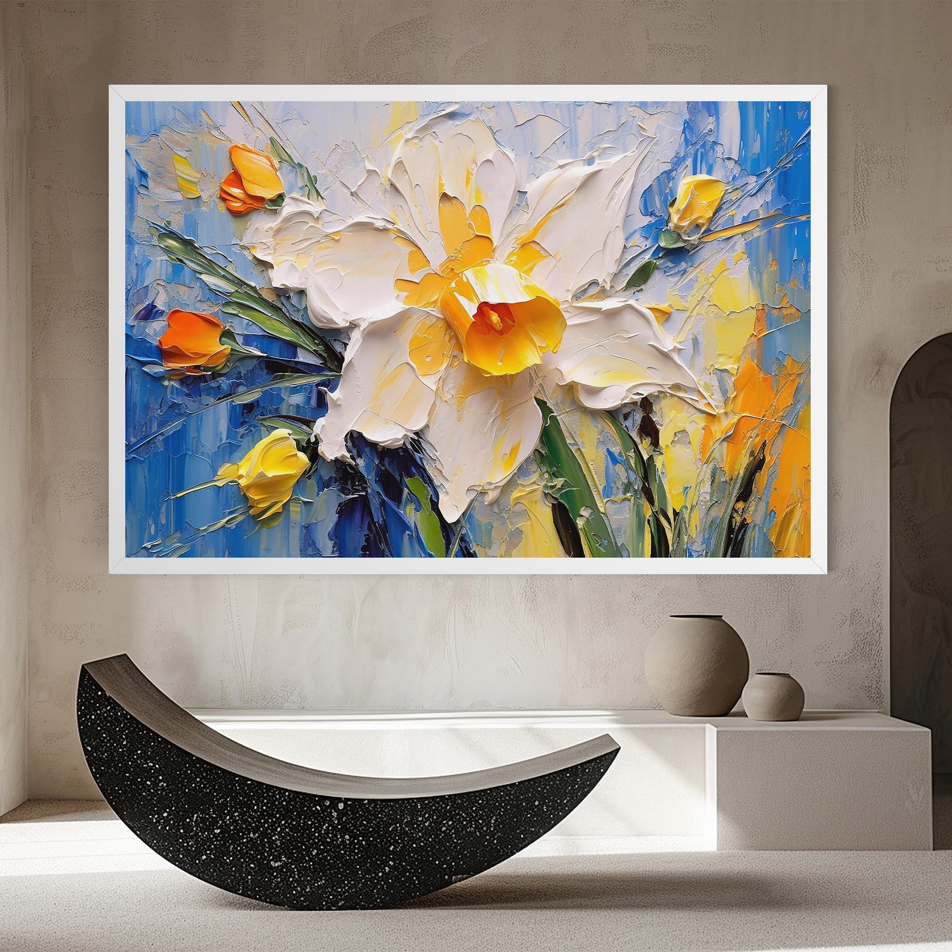 Tablou Canvas Abstract Flower Art mockup 8