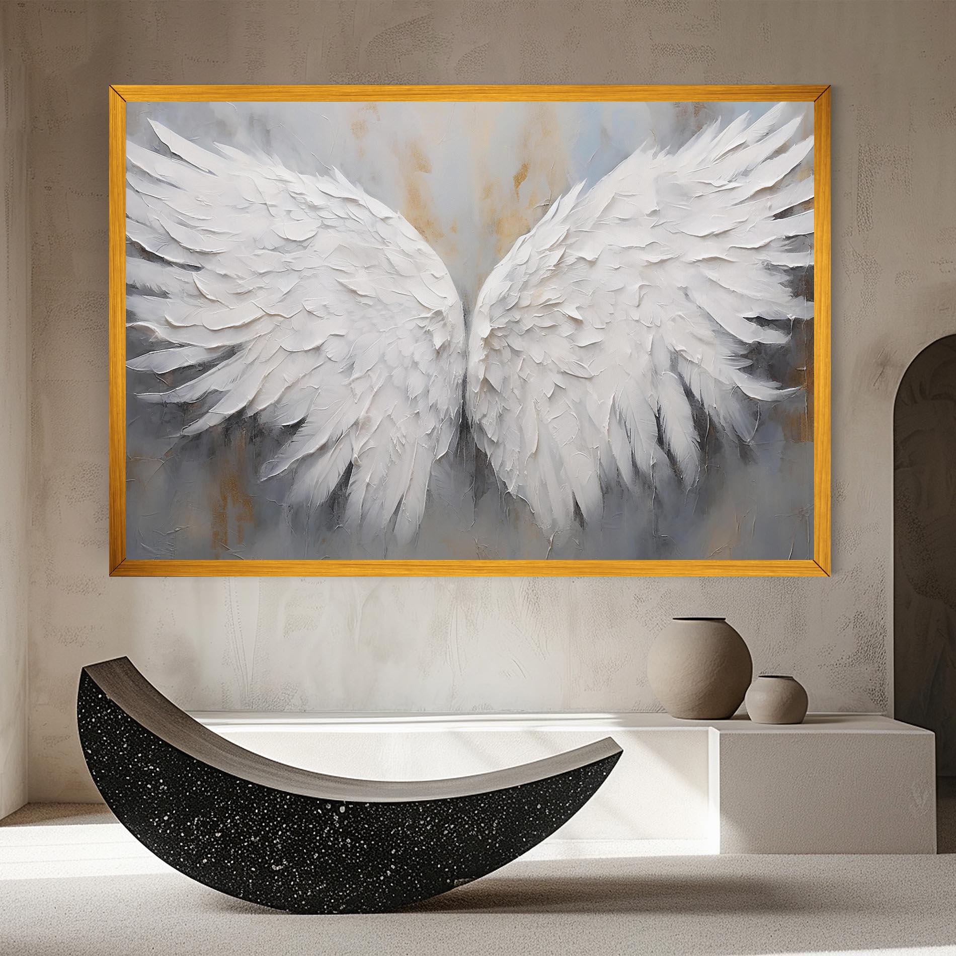 Tablou Canvas Pretty Angel Wings mockup 8