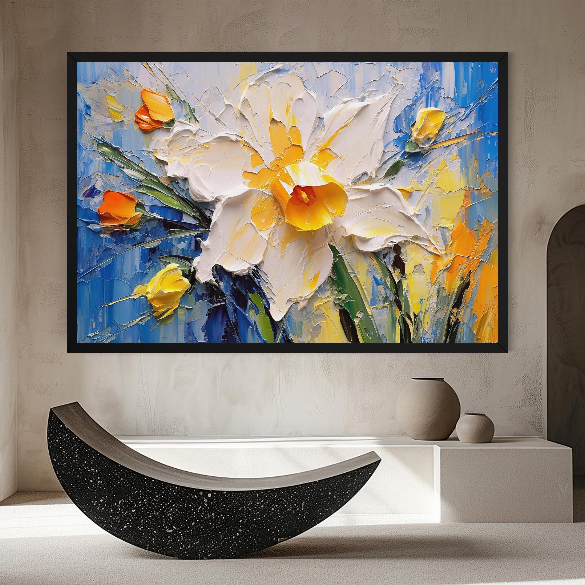 Tablou Canvas Abstract Flower Art mockup 8