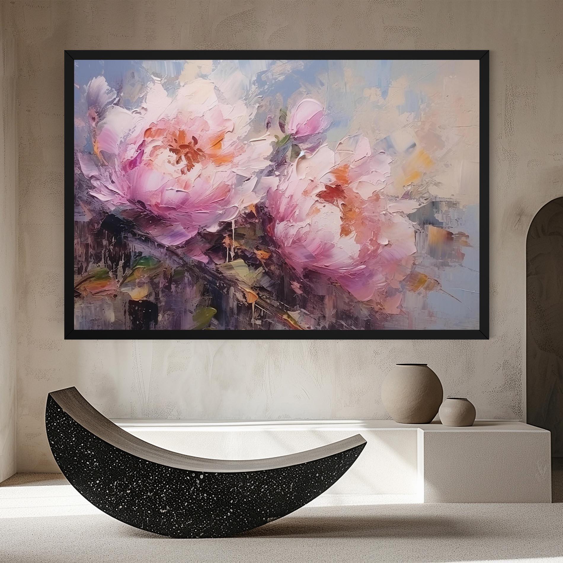 Tablou Canvas Peony Art mockup 8