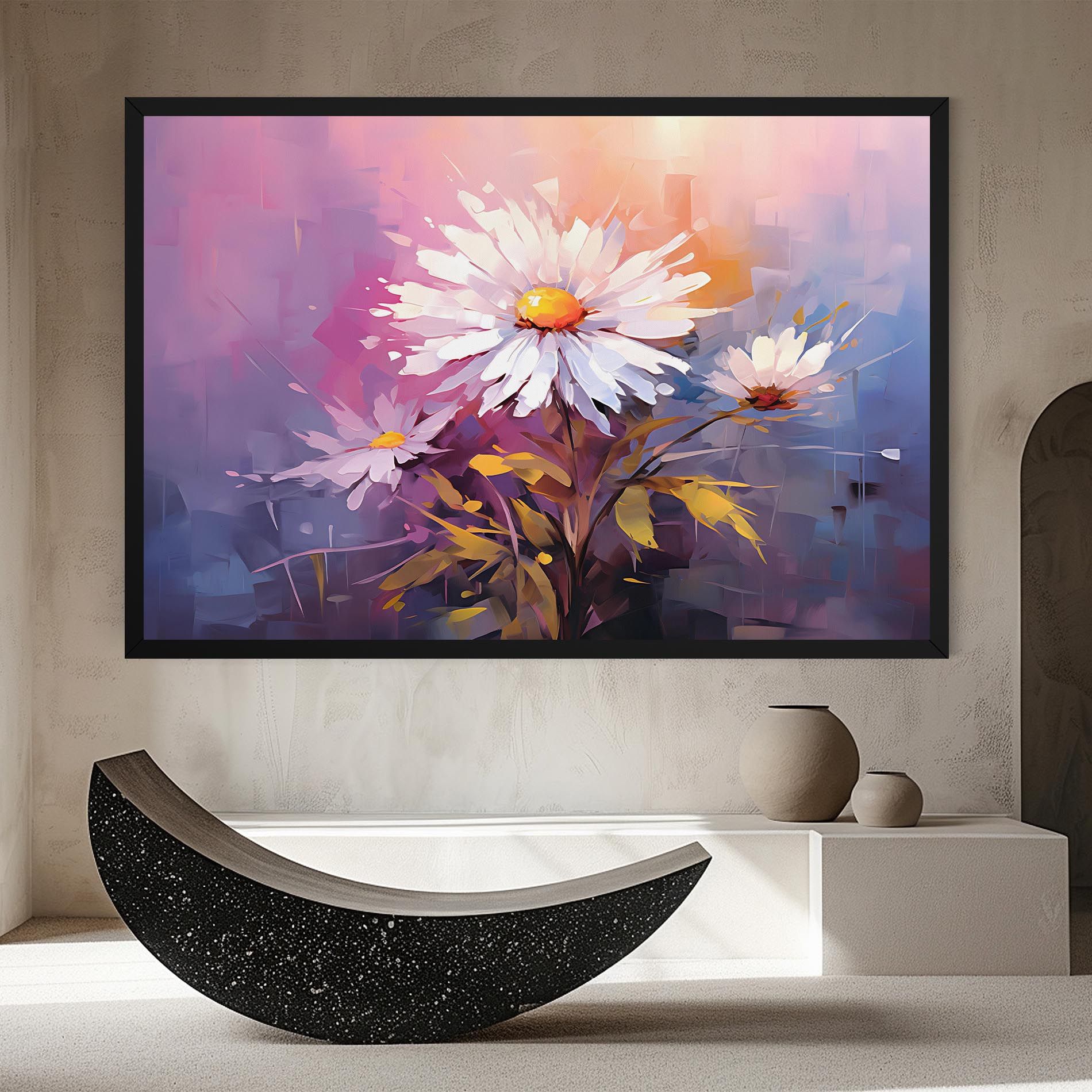 White Flower On Purple mockup 8