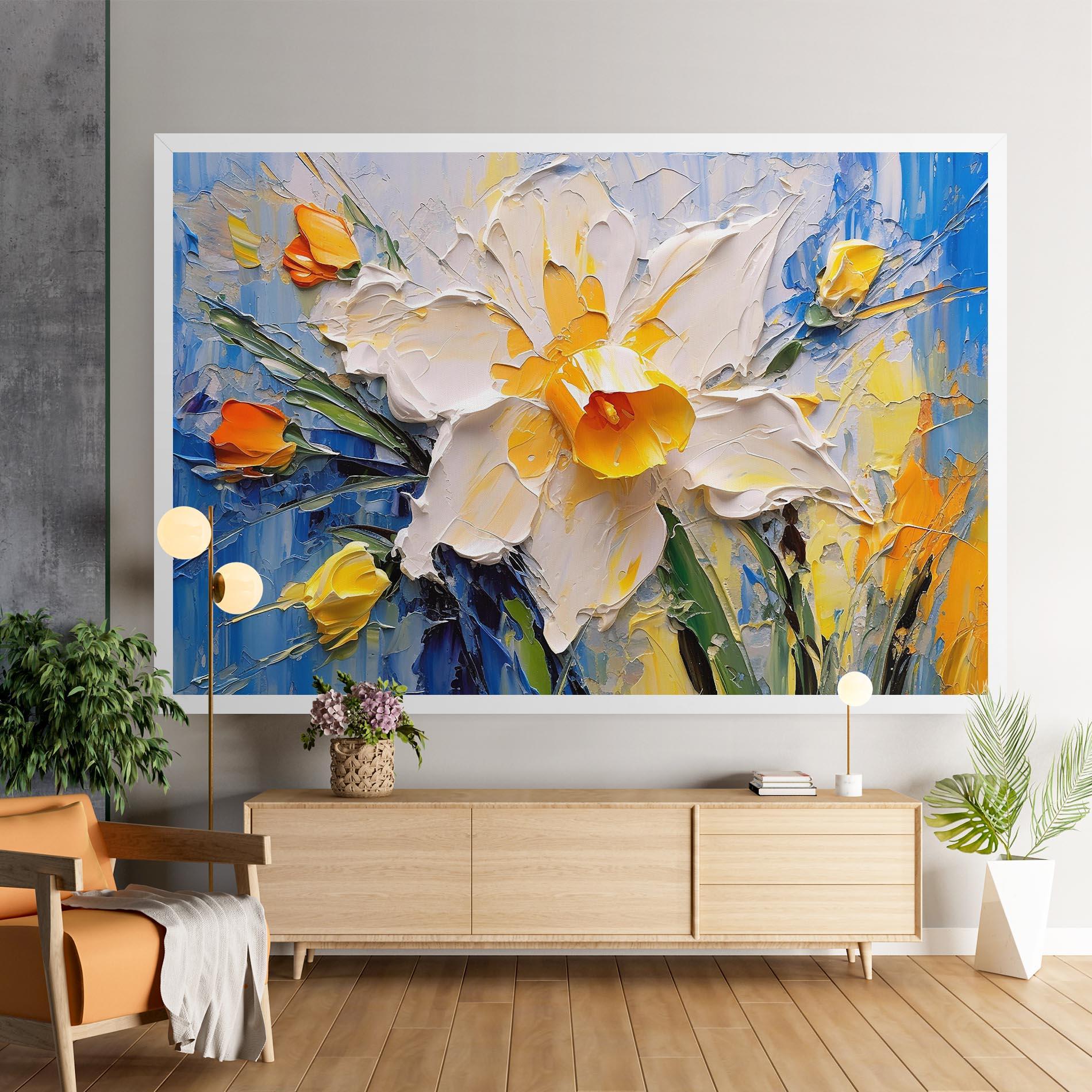 Tablou Canvas Abstract Flower Art mockup 9
