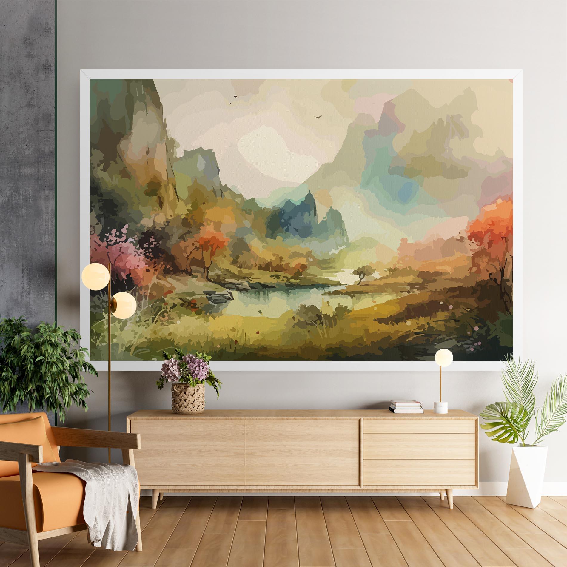 Tablou Canvas Nature Painting mockup 9