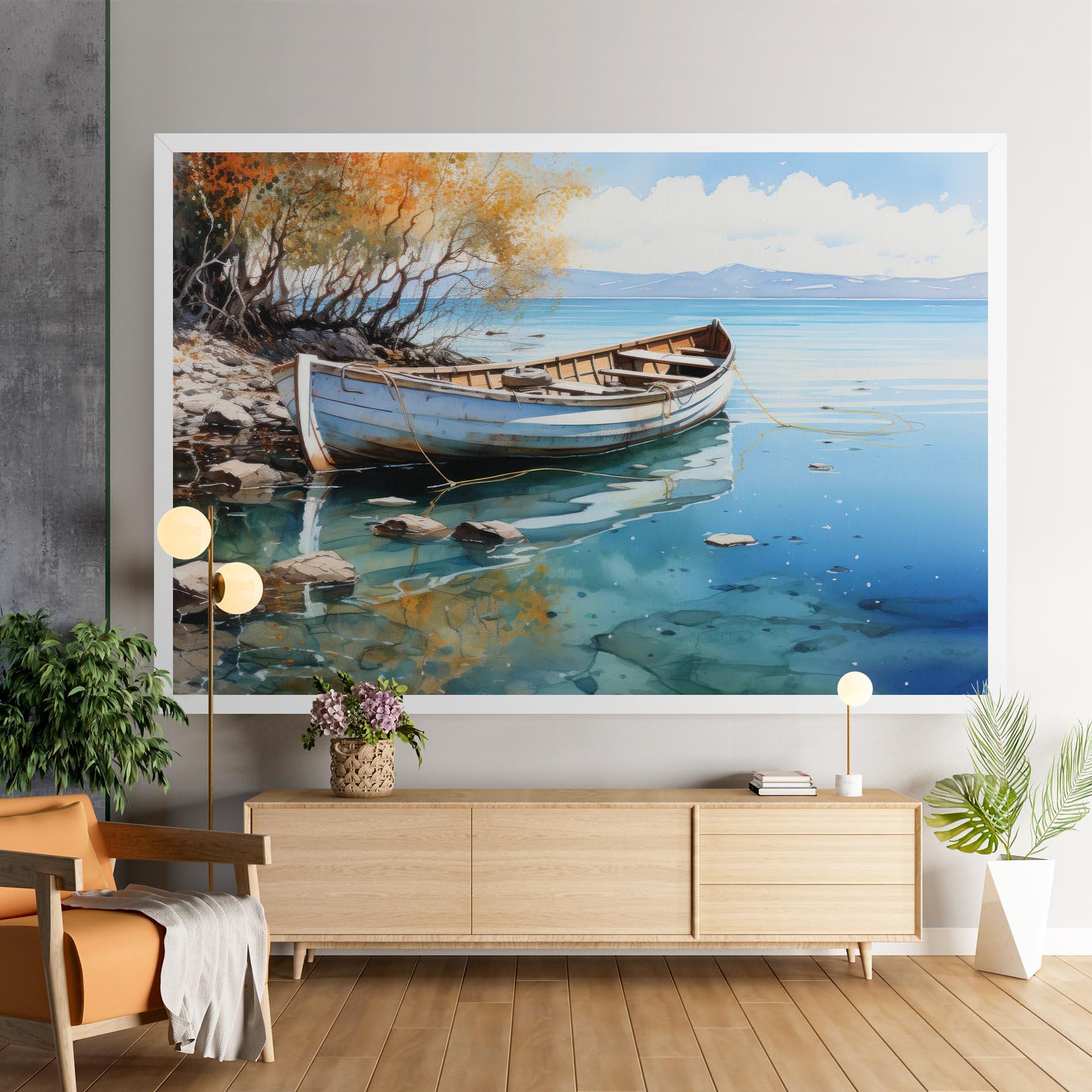 Tablou Canvas Sailing Boat mockup 9
