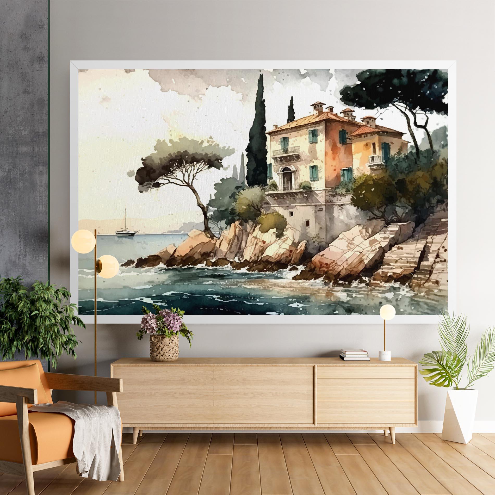 Tablou Canvas Stunning Painting mockup 9