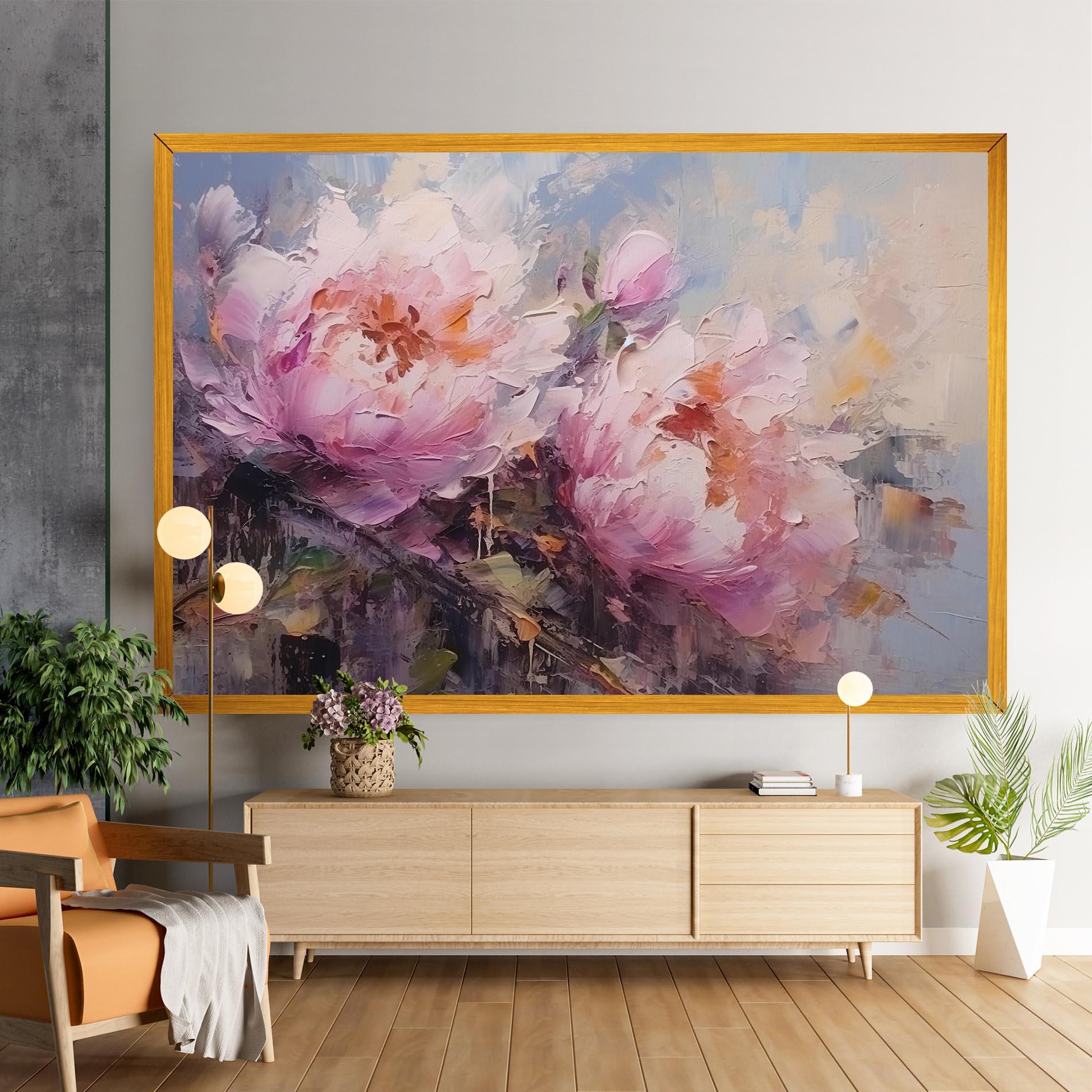 Tablou Canvas Peony Art mockup 9
