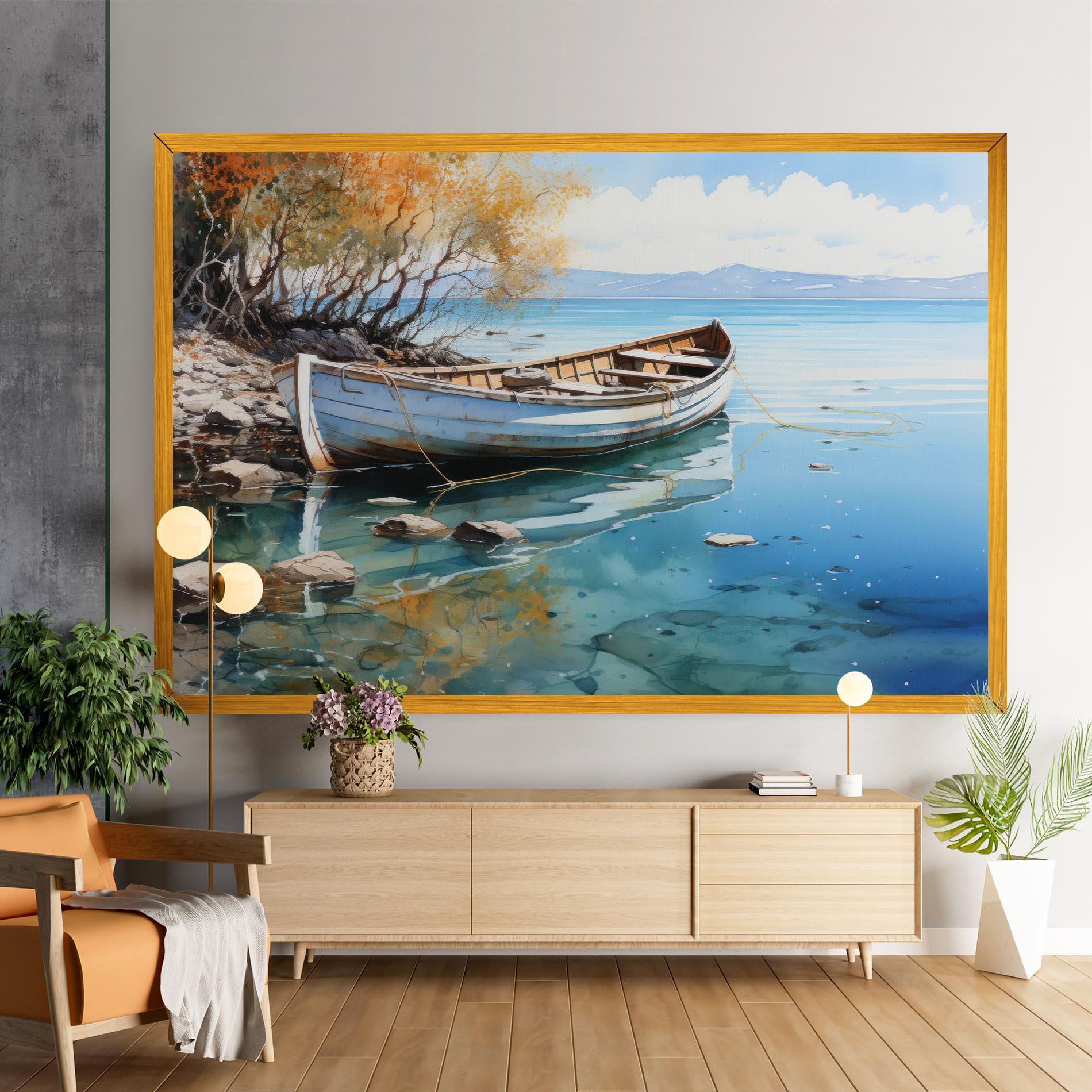 Tablou Canvas Sailing Boat mockup 9