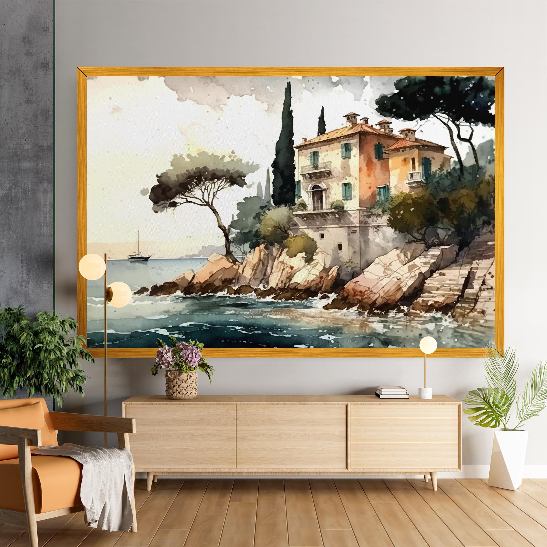 Tablou Canvas Stunning Painting mockup 9