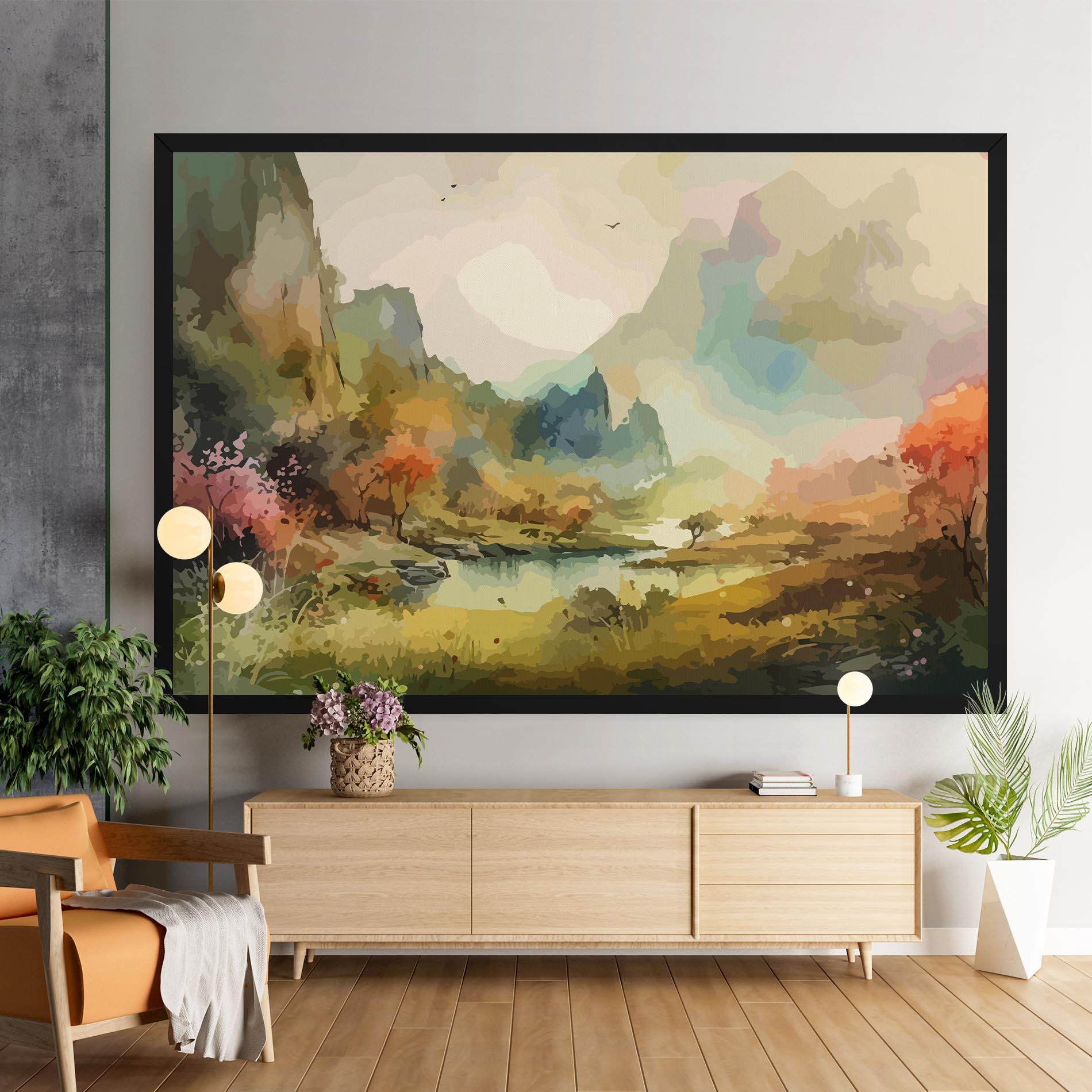 Tablou Canvas Nature Painting mockup 9